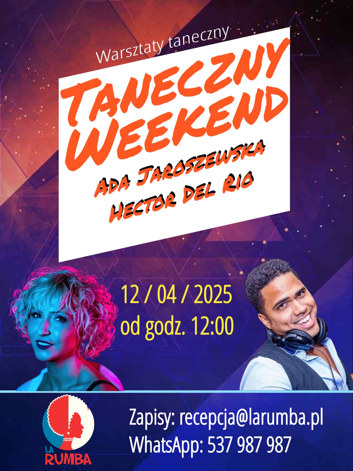 Taneczny Weekend z Adą Jaroszewską & Hectorem Del Rio