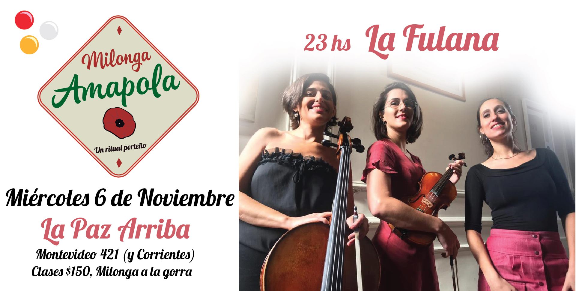Amapola 6 de Noviembre - La Fulana - DJ Anahí Carballo