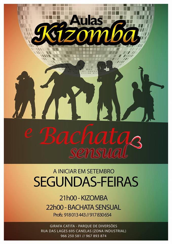 Aulas Kizombra e Bachata Sensual - Início em Setembro