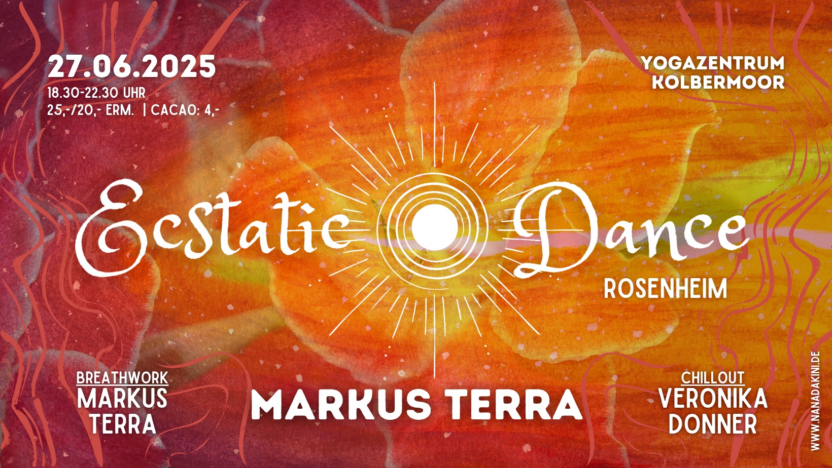 Ecstatic Dance Rosenheim ✦ MARKUS TERRA ✦ Breathwork Intro VERONIKA DONNER Live Chillout