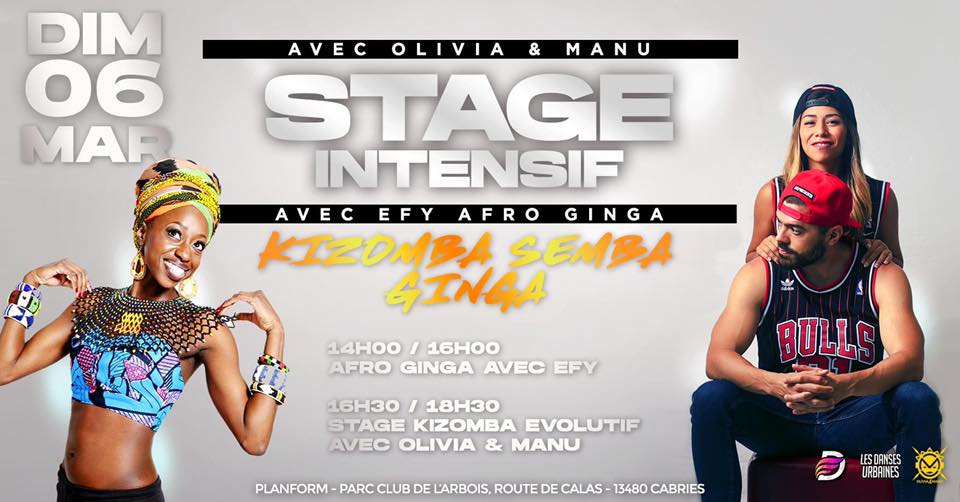 Stage Afro Kizomba avec Efy, Olivia & Manu