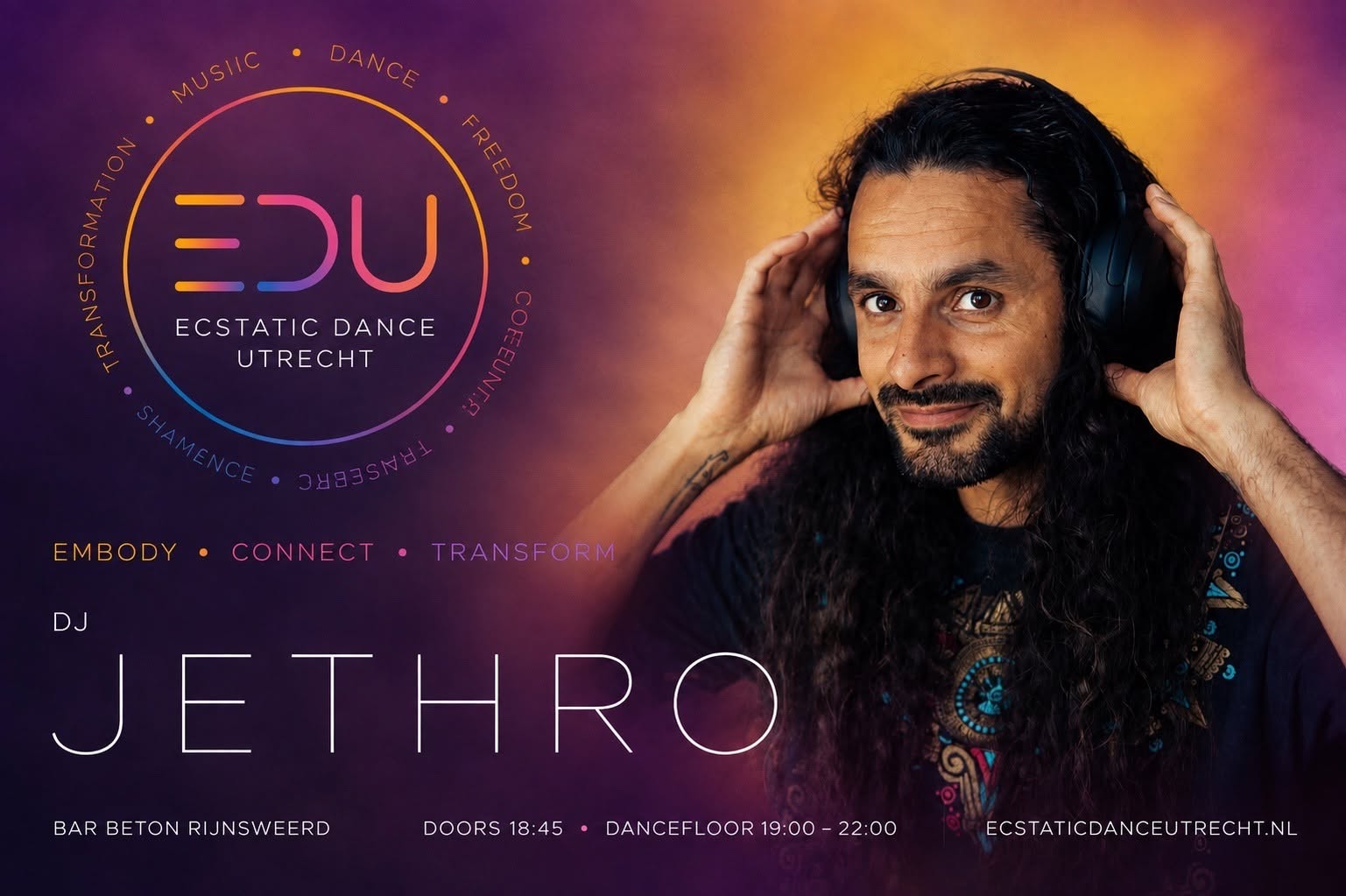 Ecstatic Dance Utrecht JETHRO