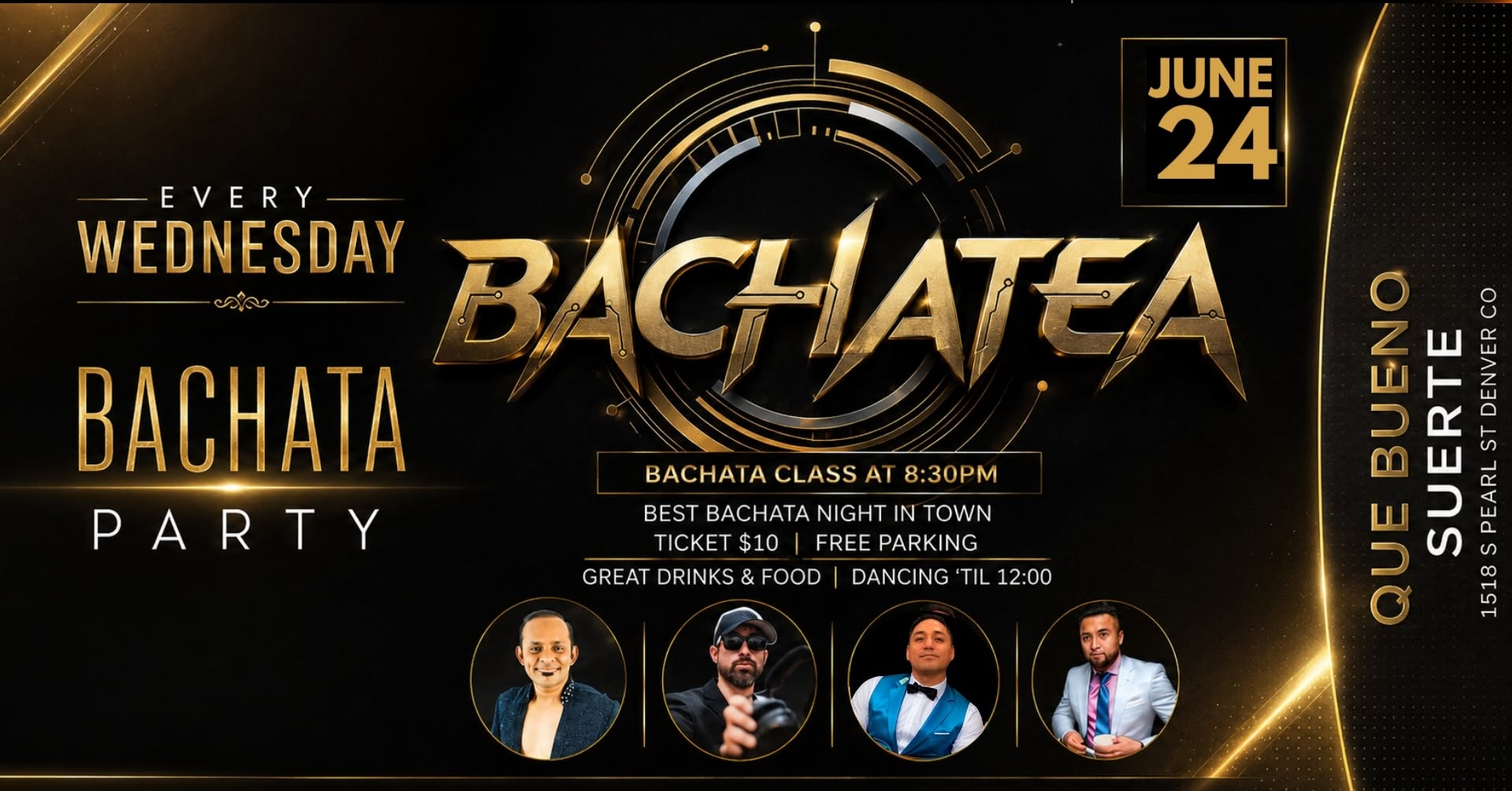 BACHATA PARTY June 24 8:30P-12:00
