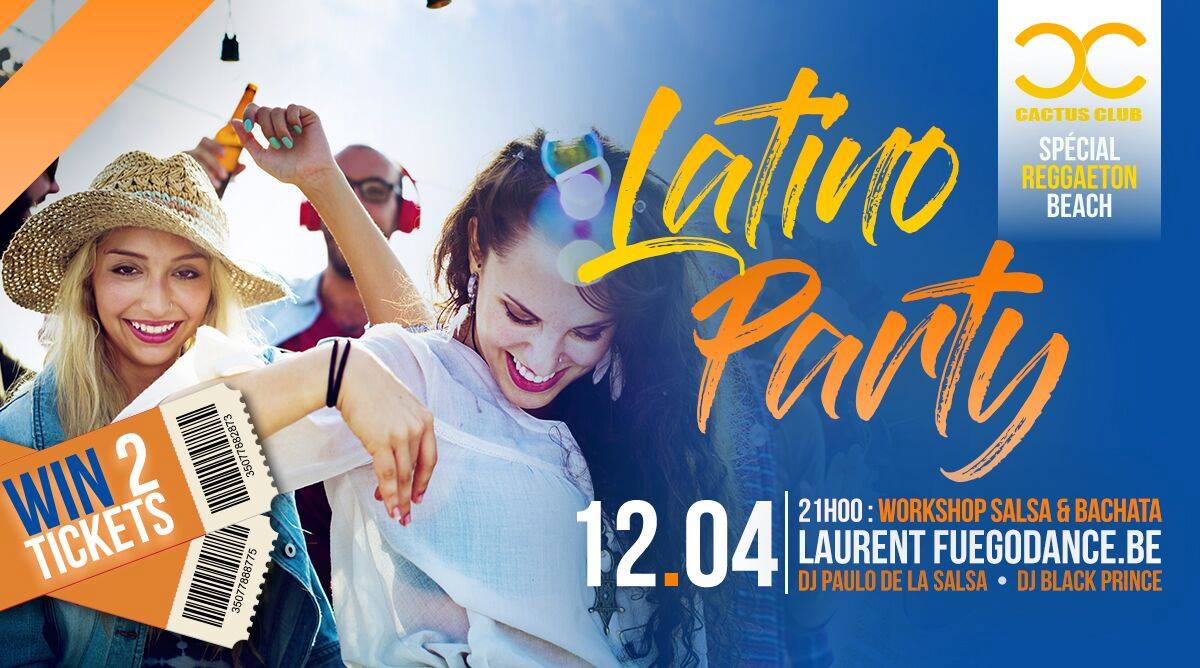 Latino Party Spécial Reggaeton Beach ☆Friday 12.04☆ Cactus Club