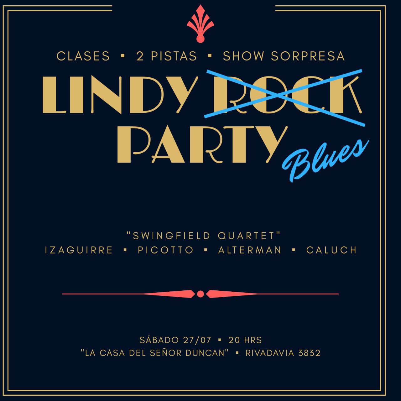 Lindy Rock Party edición Blues