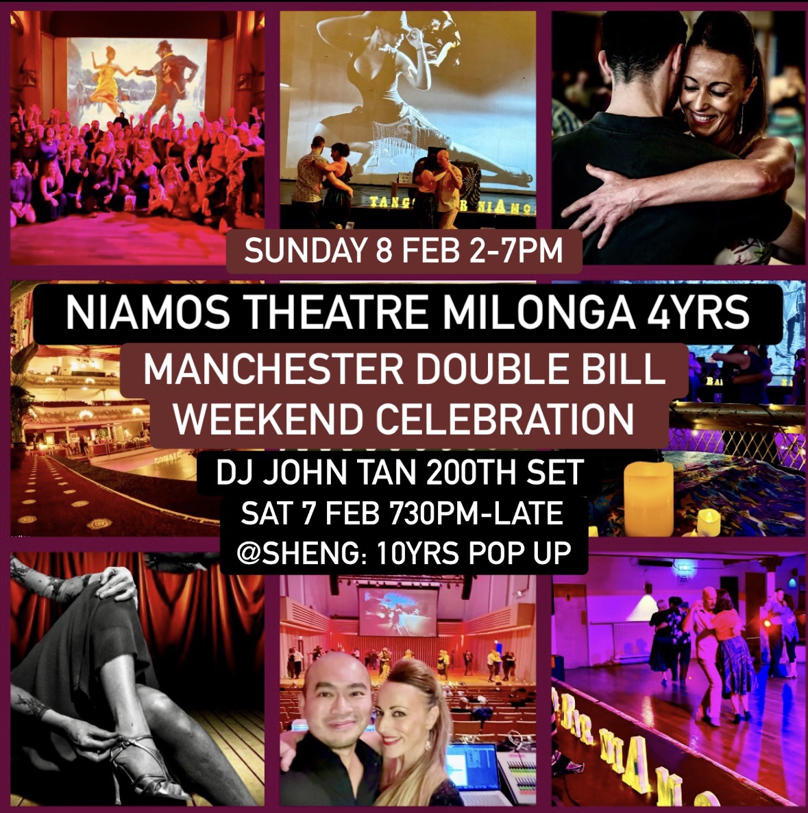 Niamos Theatre Milonga Edition #Manchester Double Bill Celebration