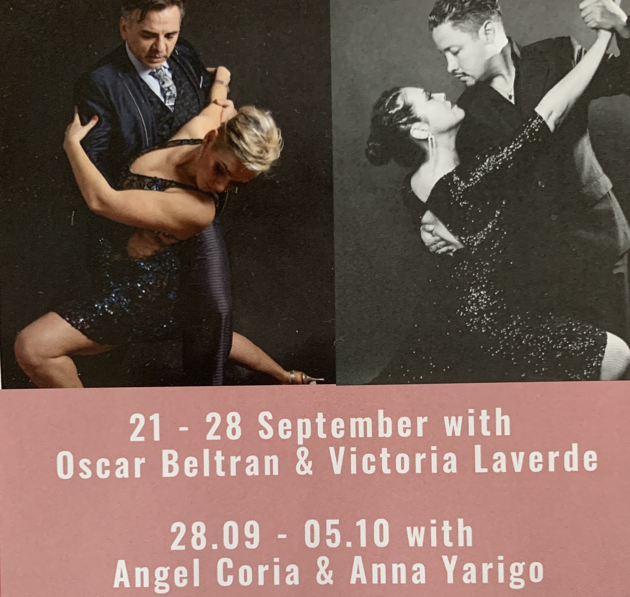 Tango holiday Costa Brava