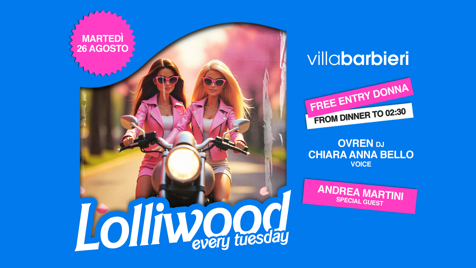 VILLA BARBIERI LOLLIWOOD