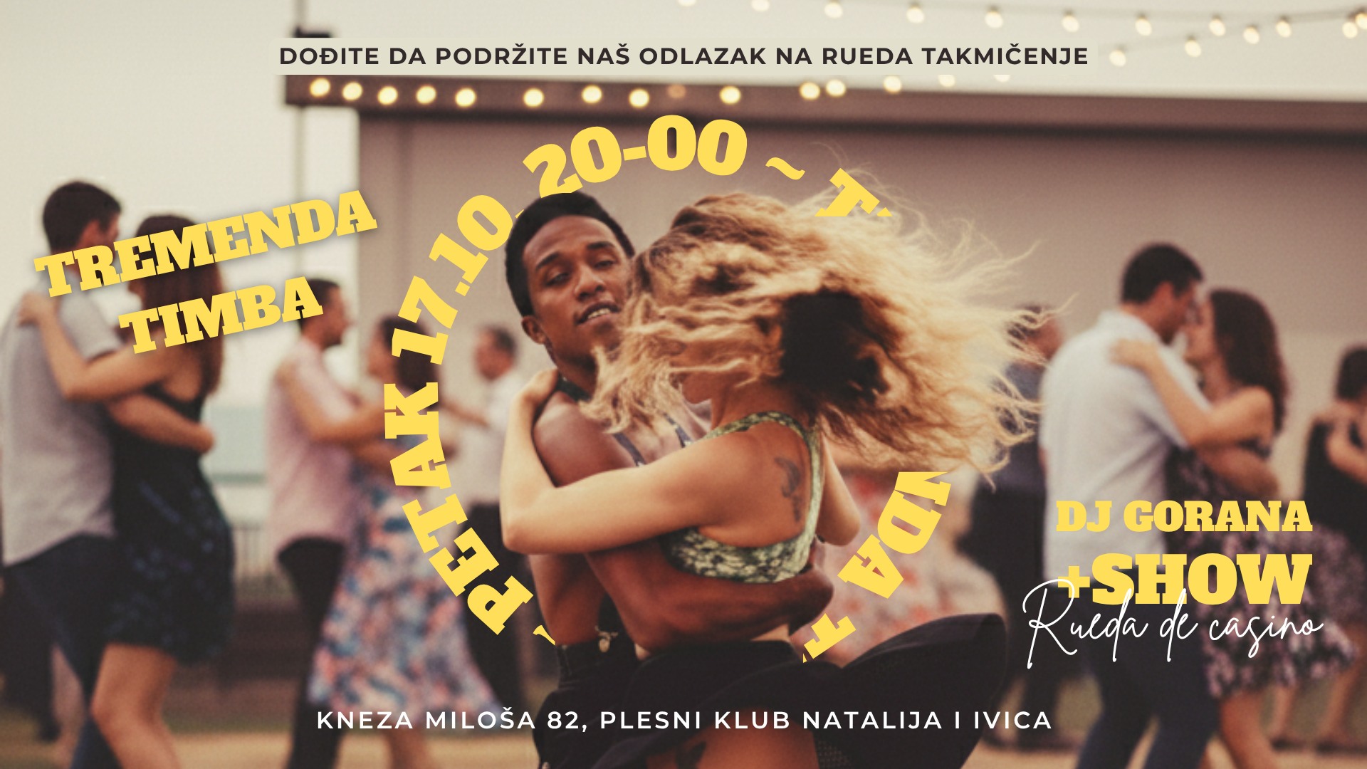 Tremenda Timba 17.10. od 20h - Salsa žurka