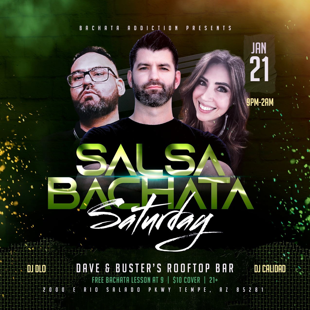 Salsa Bachata Saturday at Dave & Buster's Tempe Special Edition!