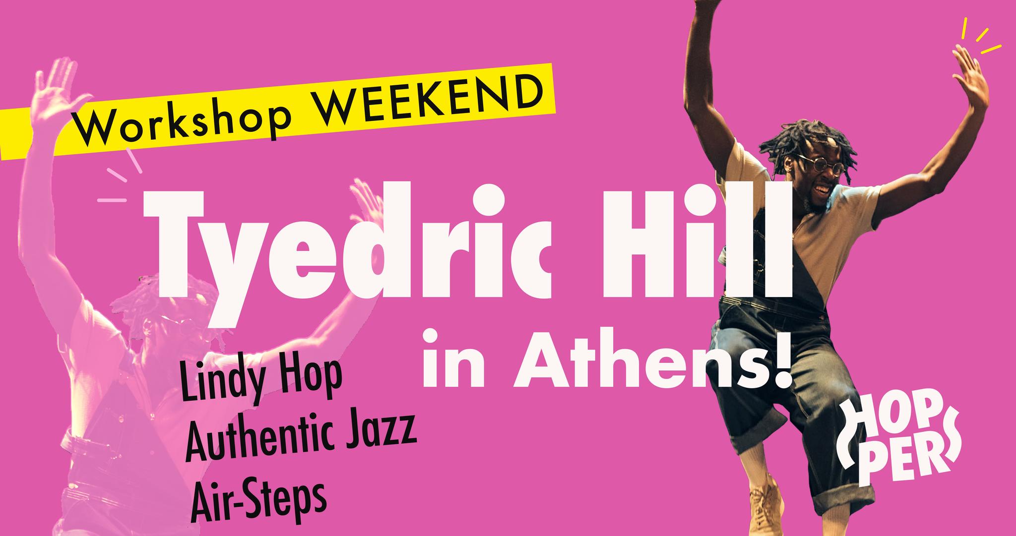 💥 Tyedric Hill in Athens 🌈 A Workshop weekend: Lindy Hop Authentic Jazz Air-Steps!✨ ☄️🎶
