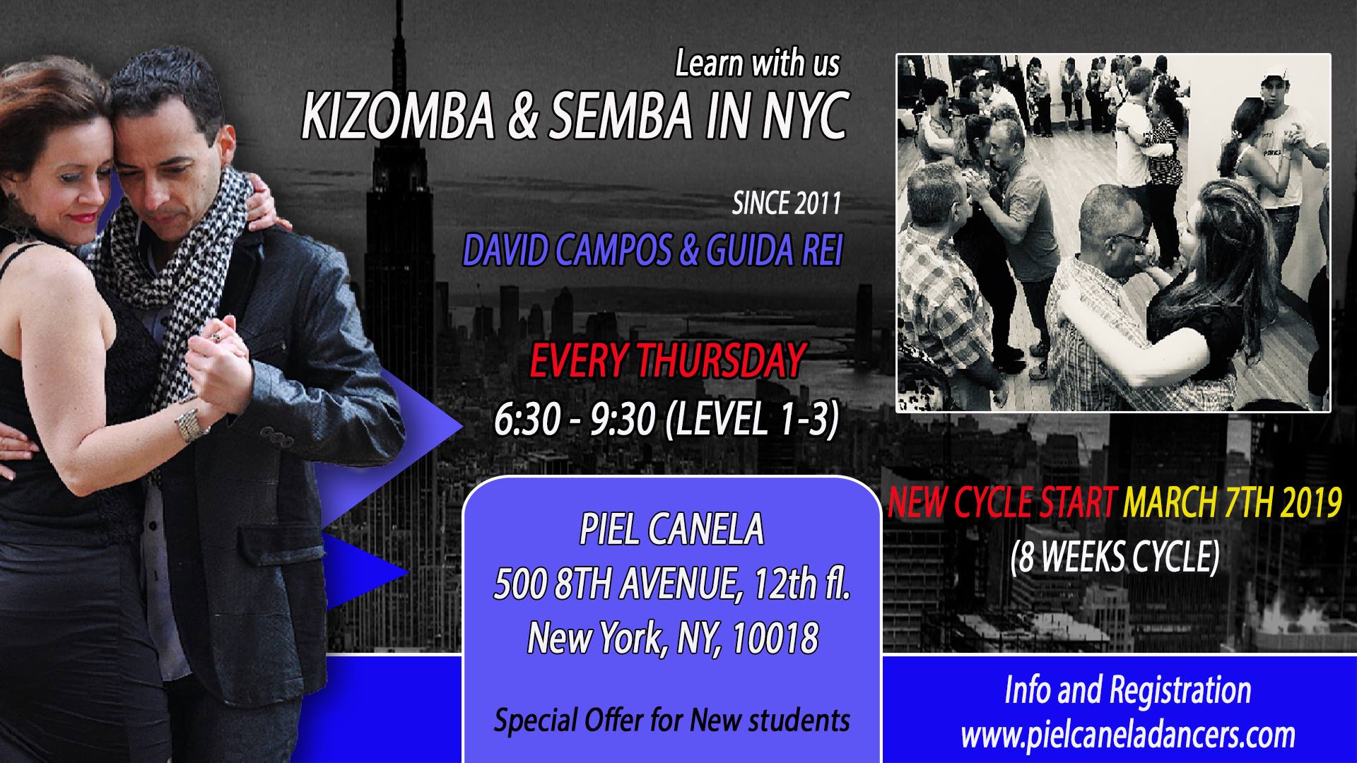 Kizomba & Semba Class in NYC - New CYCLE