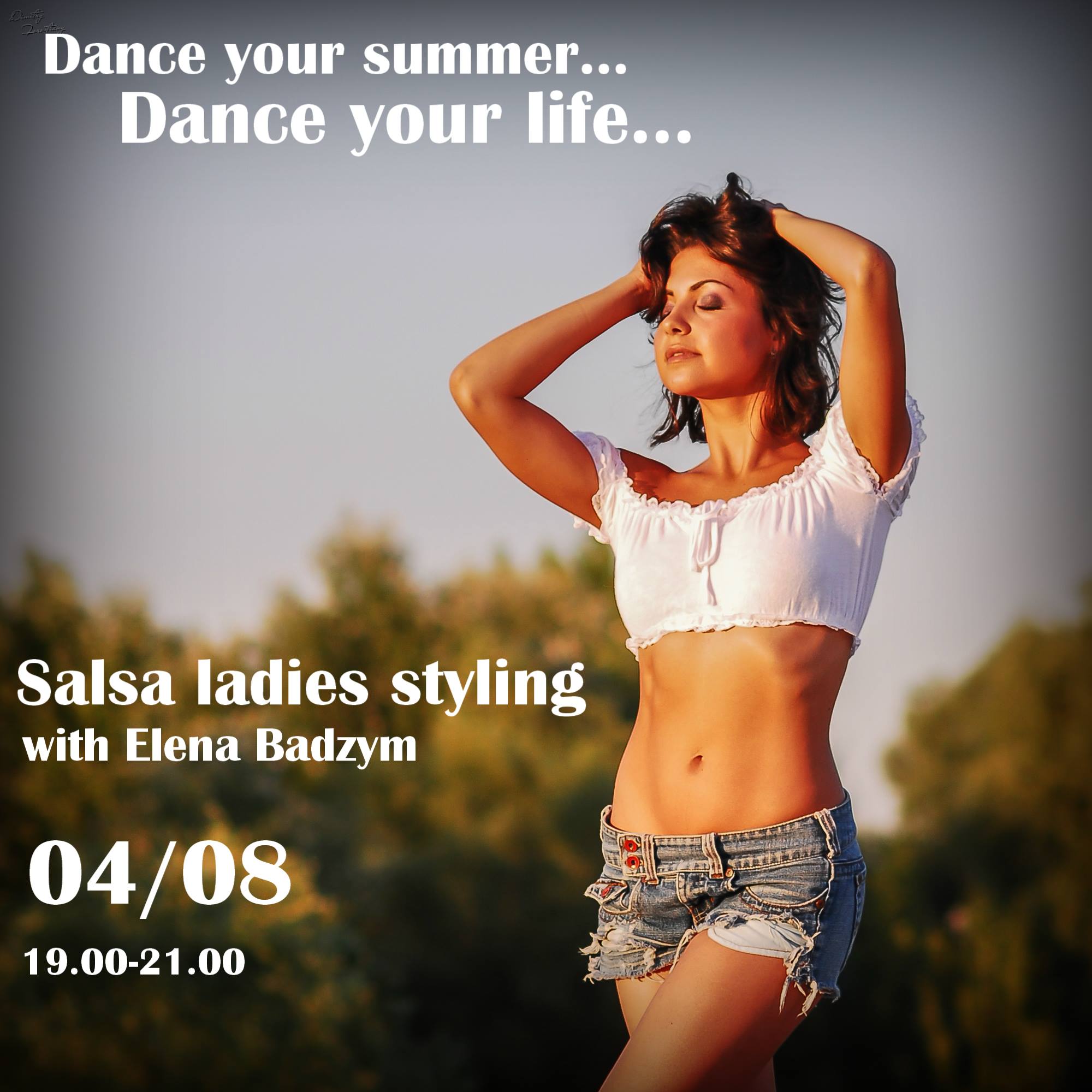 Salsa ladies styling workshop with Elena Badzym. Summer edition.