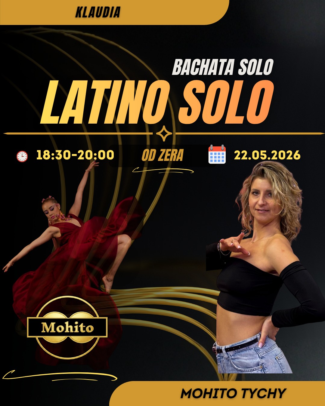 Latino: Bachata Solo z Klaudią - Nowy kurs od podstaw w piątki!