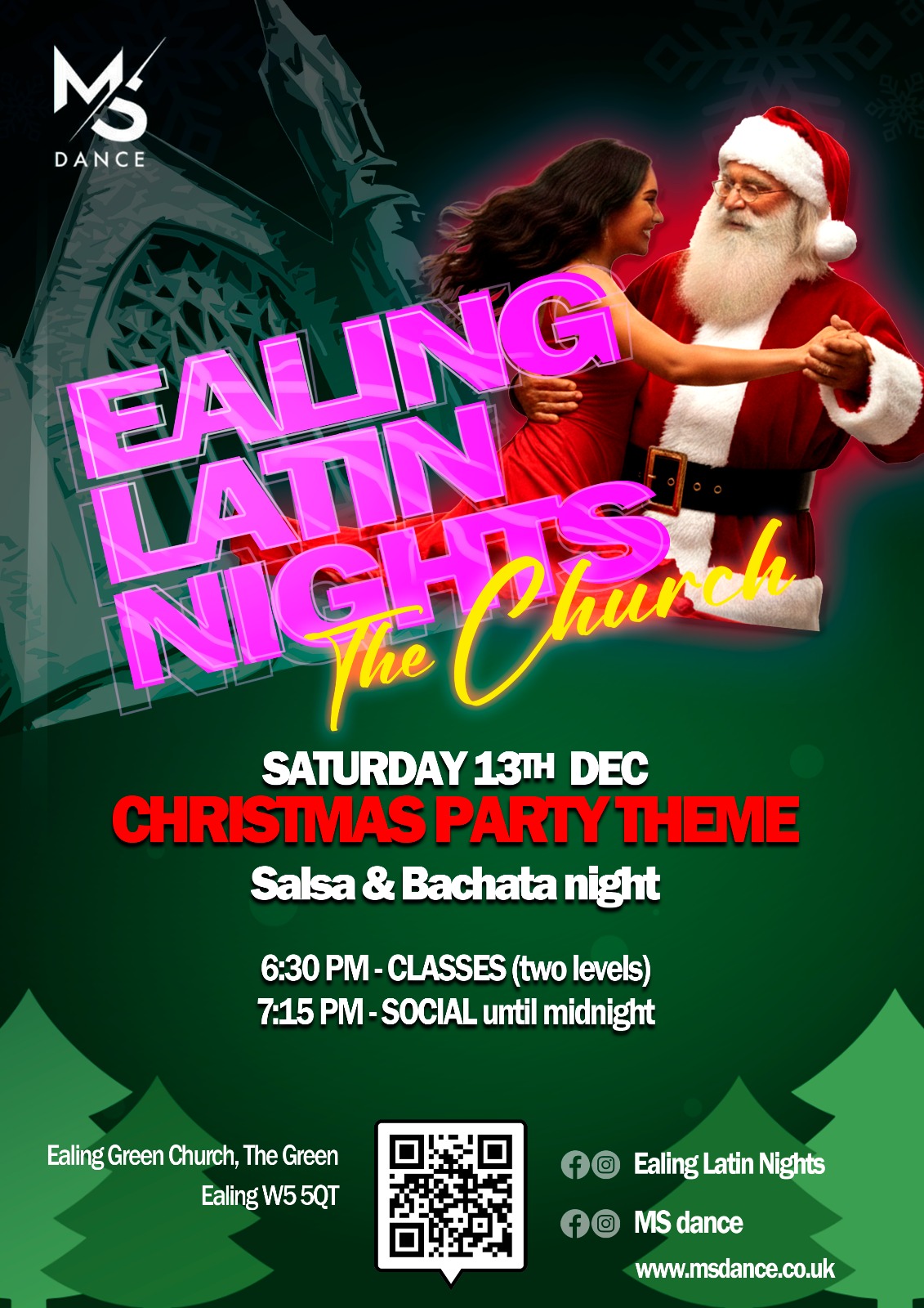 Ealing Latin Nights - Salsa and Bachata Social Christmas Edition