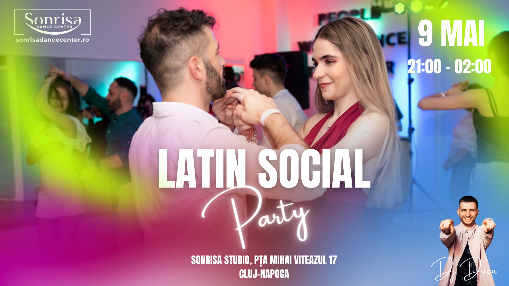 Latin Social Party by Sonrisa 9 Mai 21:00 Cluj-Napoca
