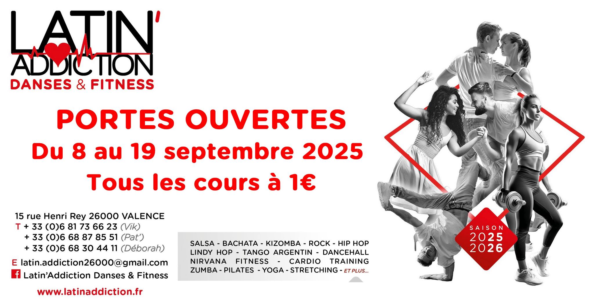 Portes Ouvertes Latin’Addiction saison 2025-2026