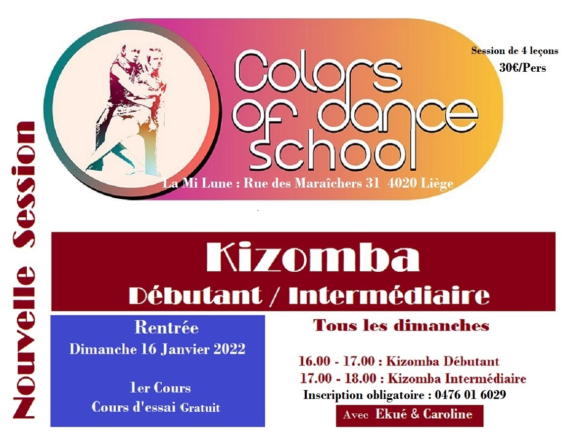 Nouveau Cours de Kizomba avec Ekué & Caroline