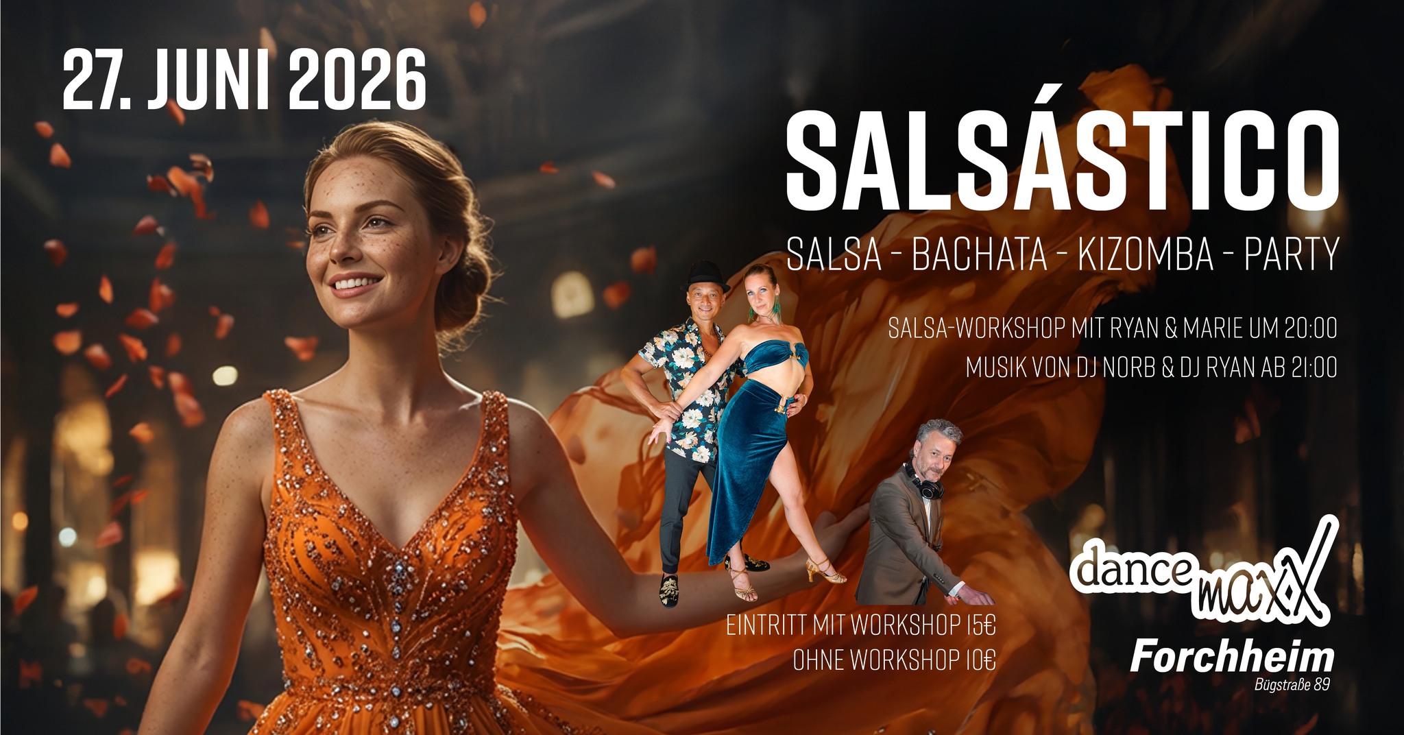 SALSÁSTICO Der Salsa-Abend im dance maxX Forchheim!