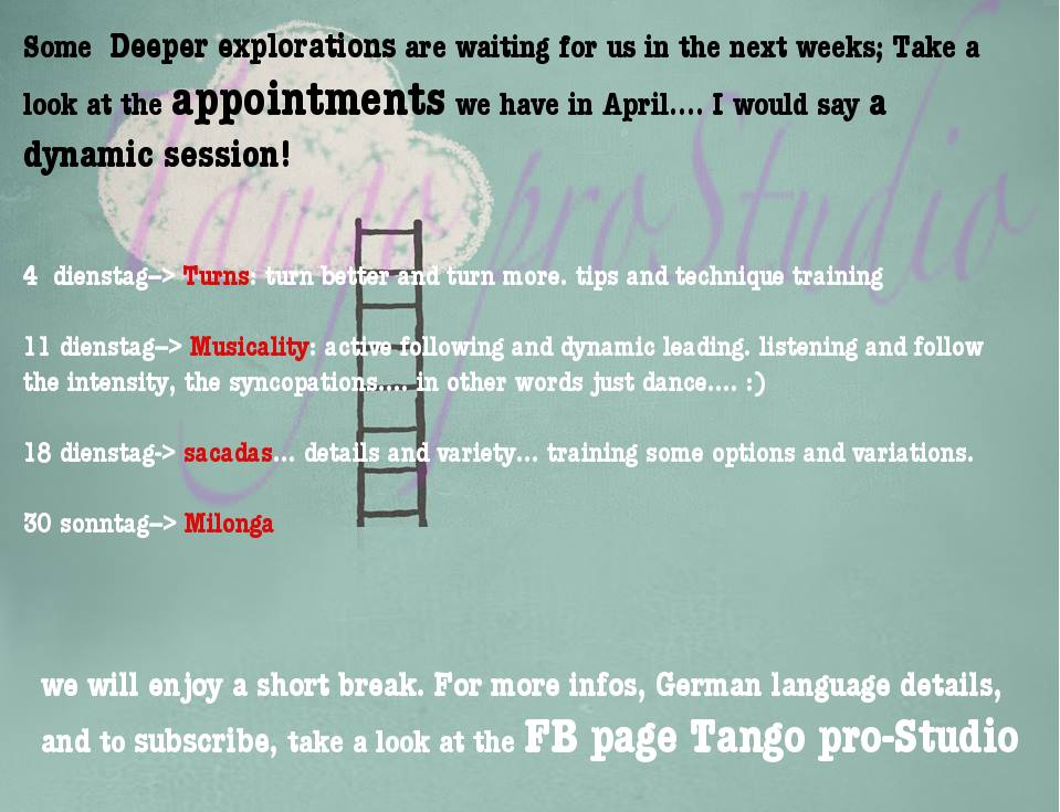 Tango: Drehungen!