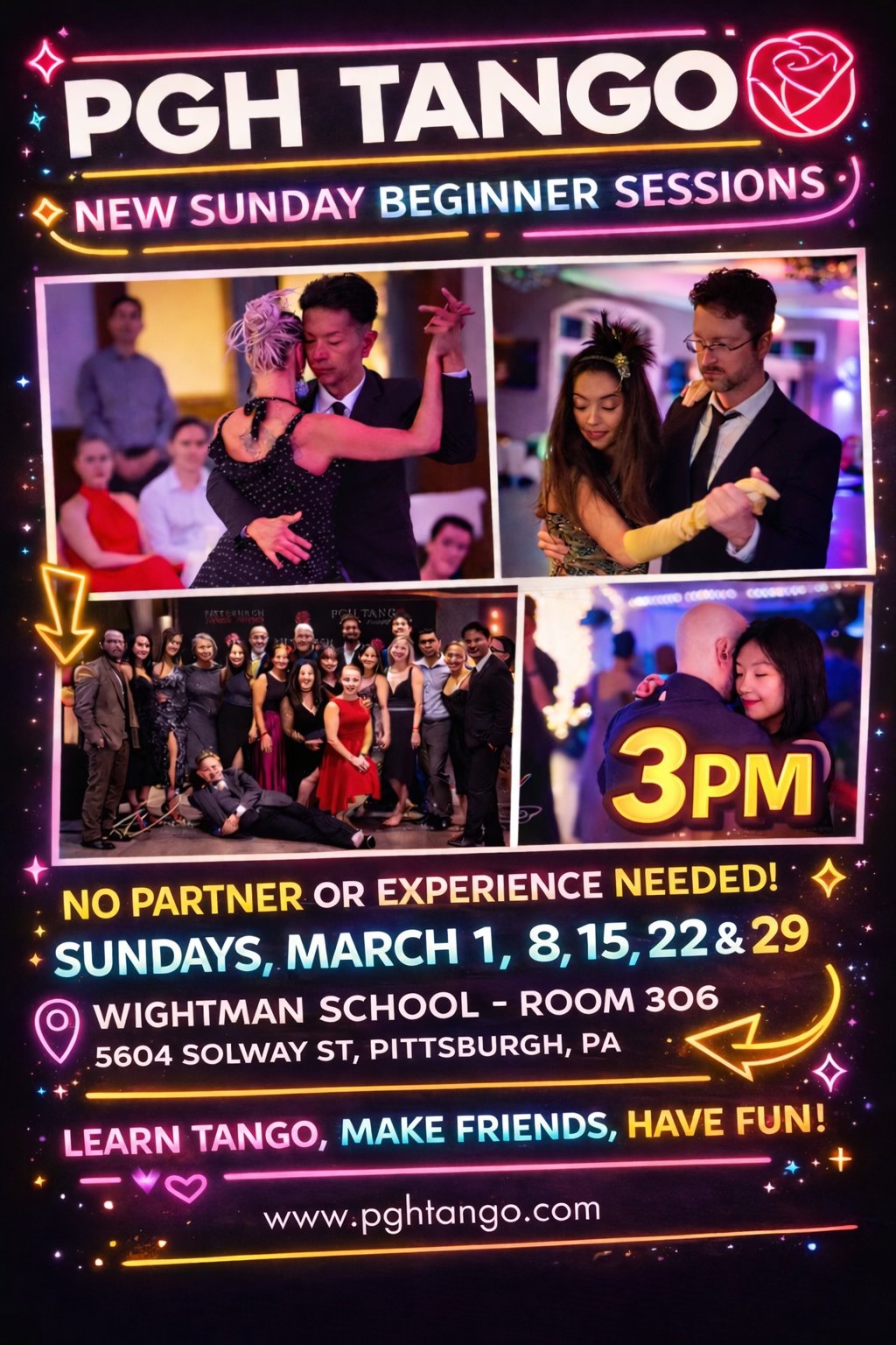 PGH Tango New Beginner March Session