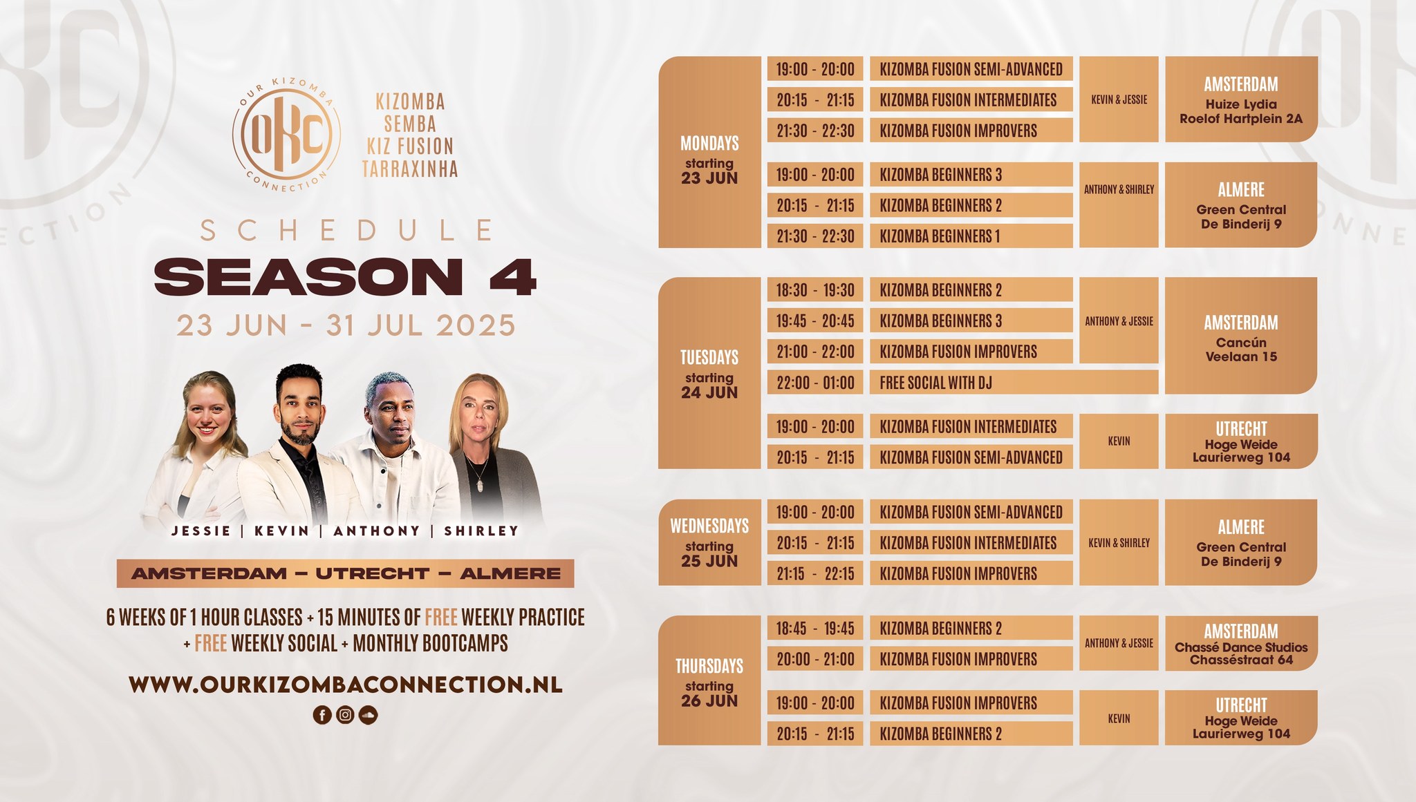 OKC Kizomba Beginners Bootcamp AMSTERDAM