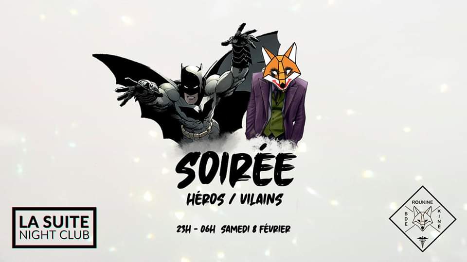Soirée Héros VS Vilains