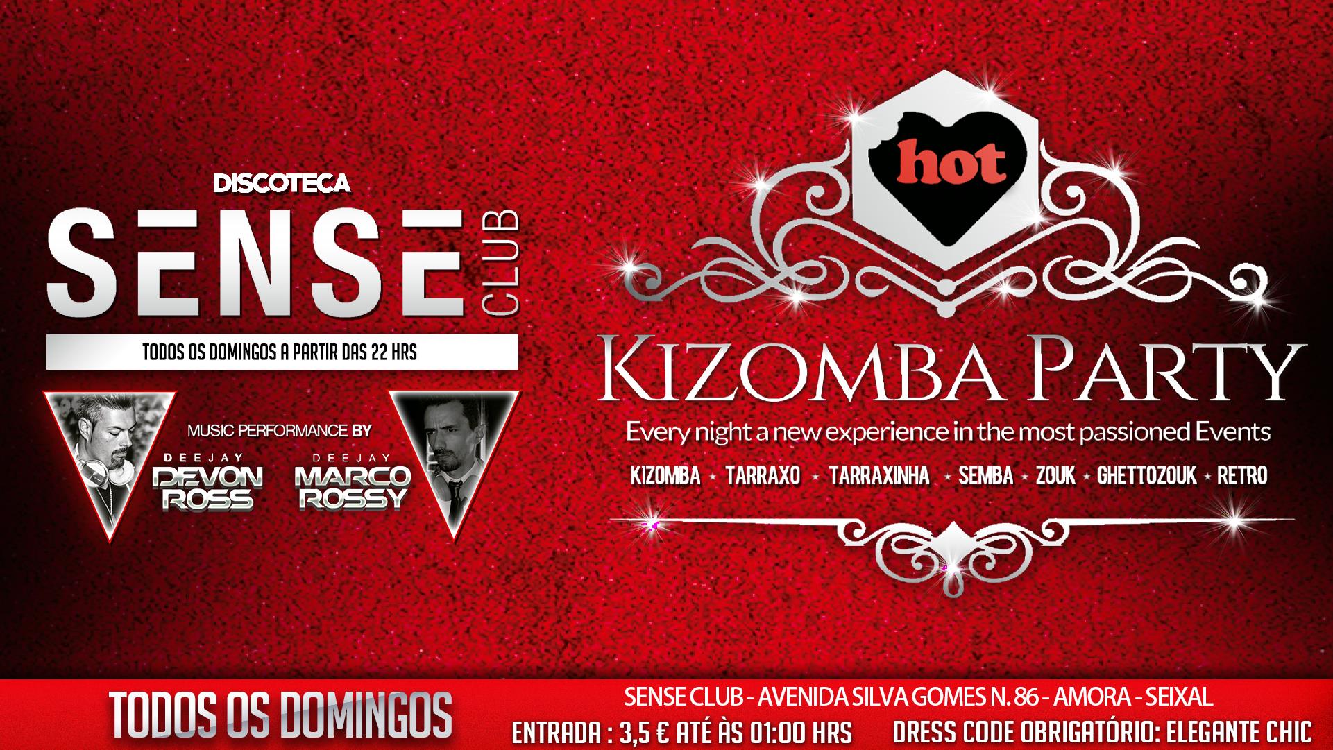 Hot Kizomba Party (SENSE CLUB - Amora Seixal)