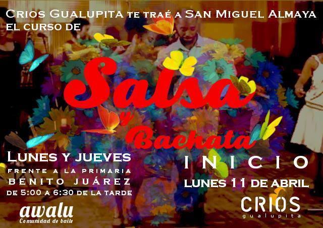 Curso de Salsa y Bachata en Almaya. CRIOS Gualupita