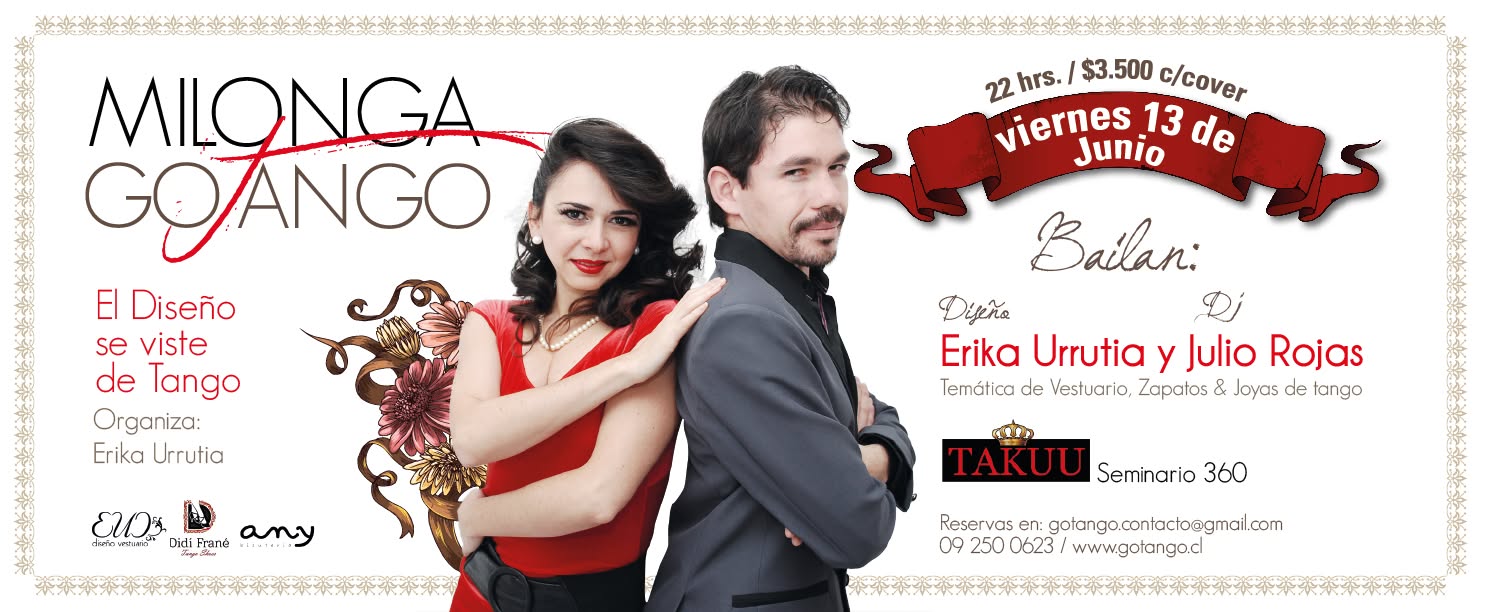 MILONGA GOTANGO, el Diseño se viste de Tango