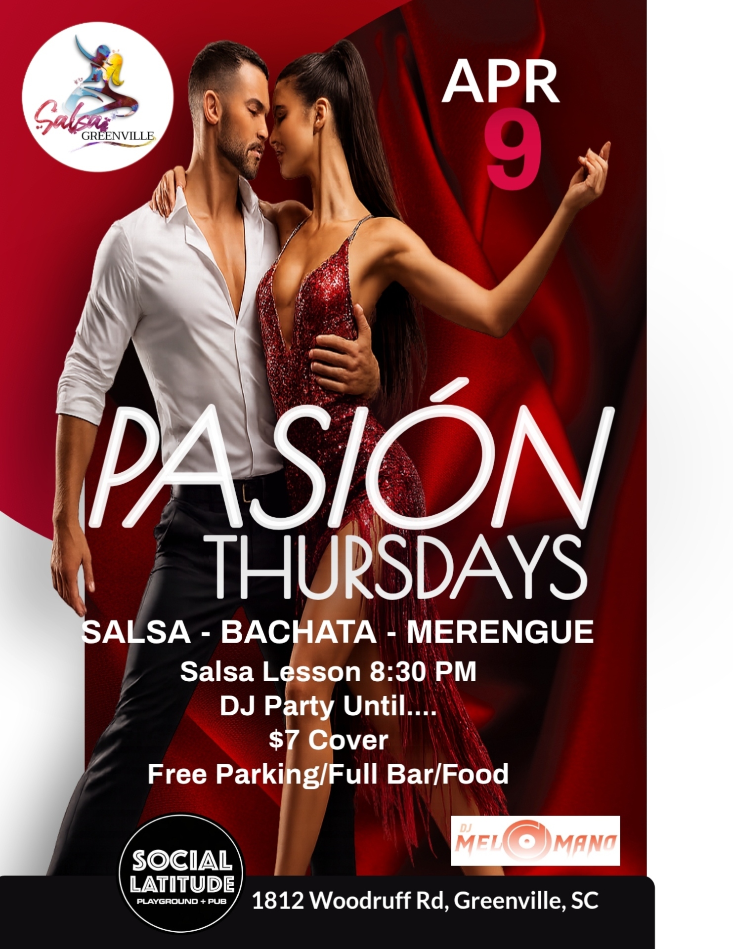 Pasión Salsa Night! It's the Place to Be!