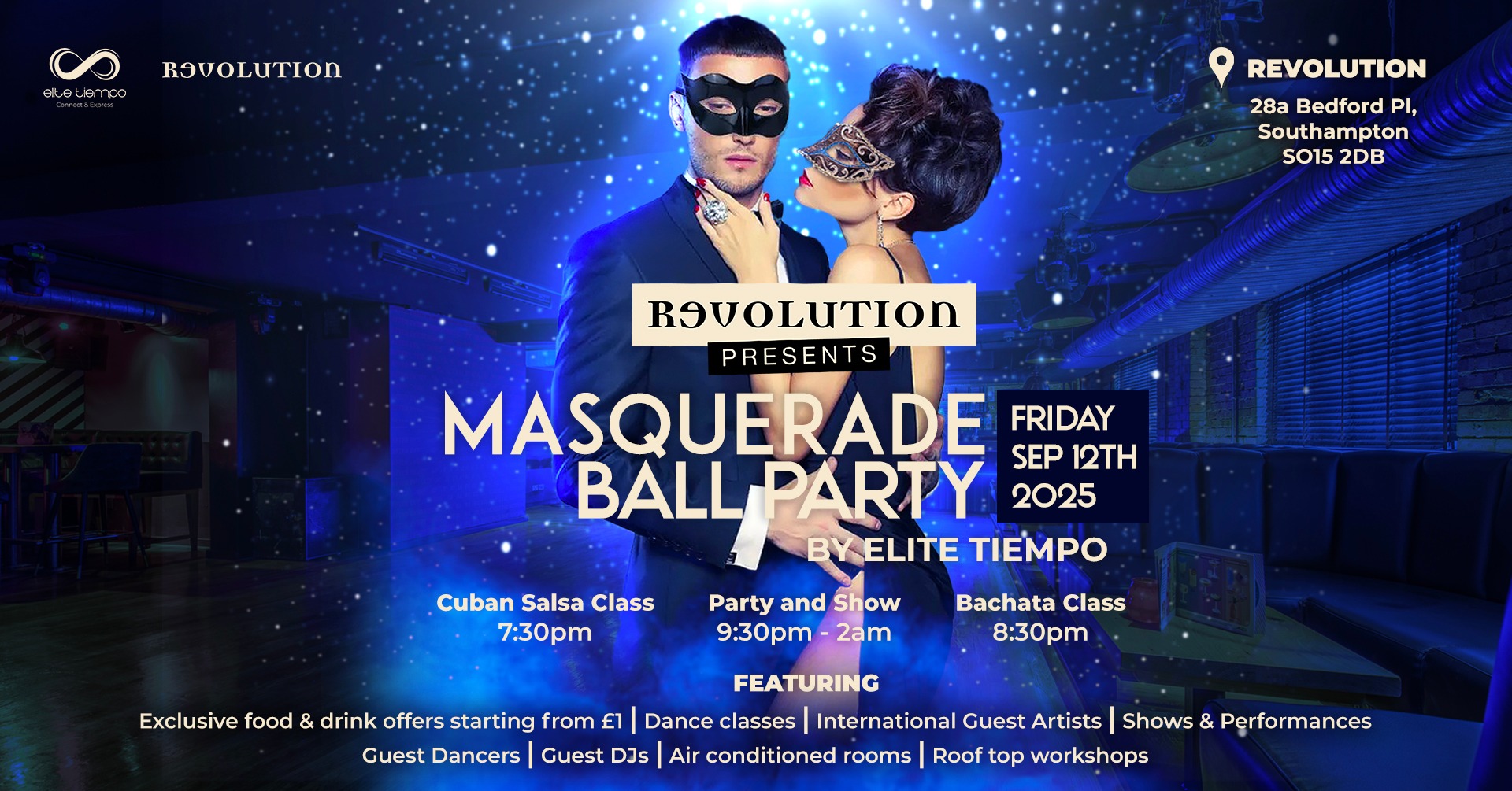 Masquerade Latin Ball Party