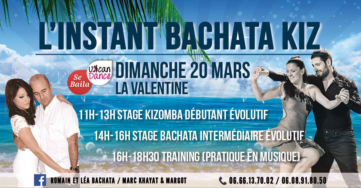 L'INSTANT BACHATA KIZ 3 : Stage Intensif et Training
