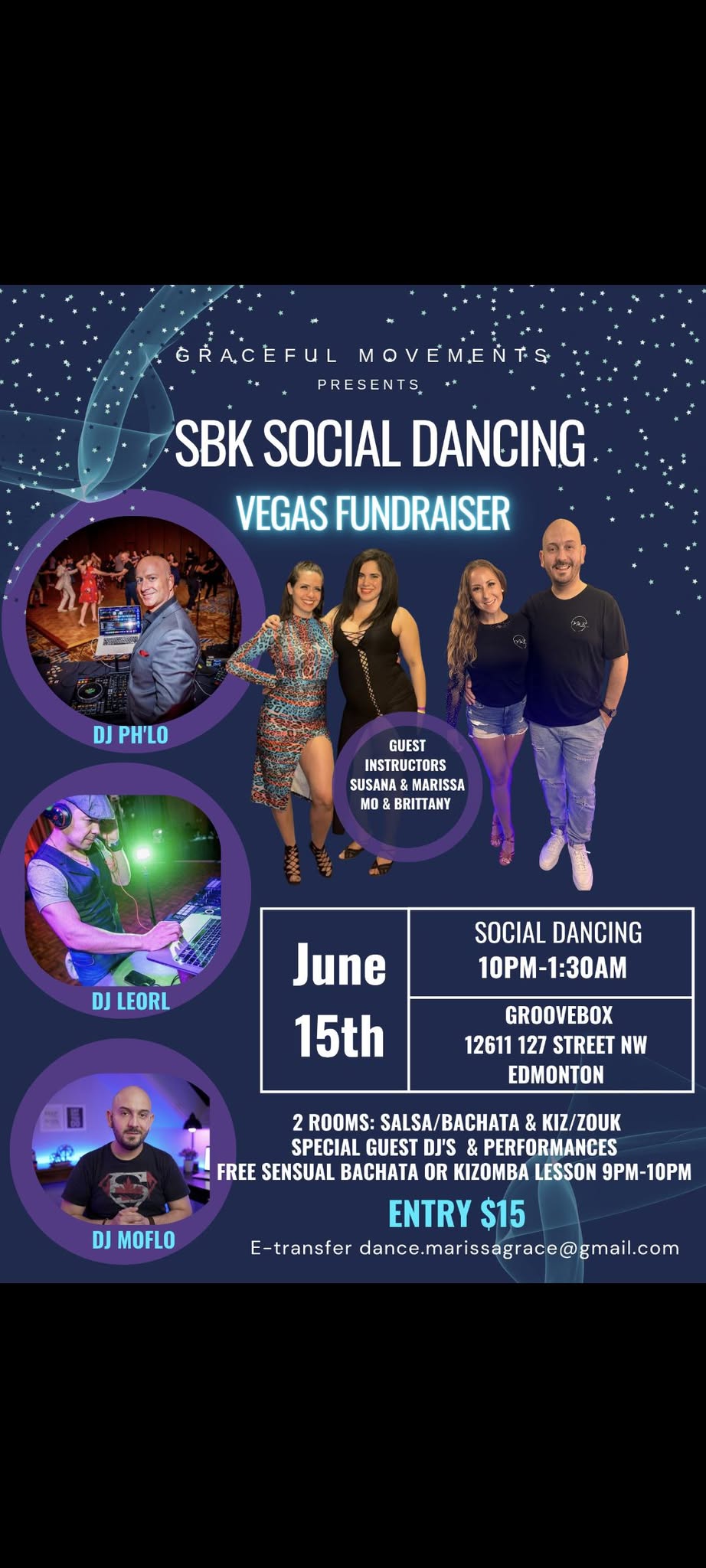 SBK Social Dancing Vegas Fundraiser