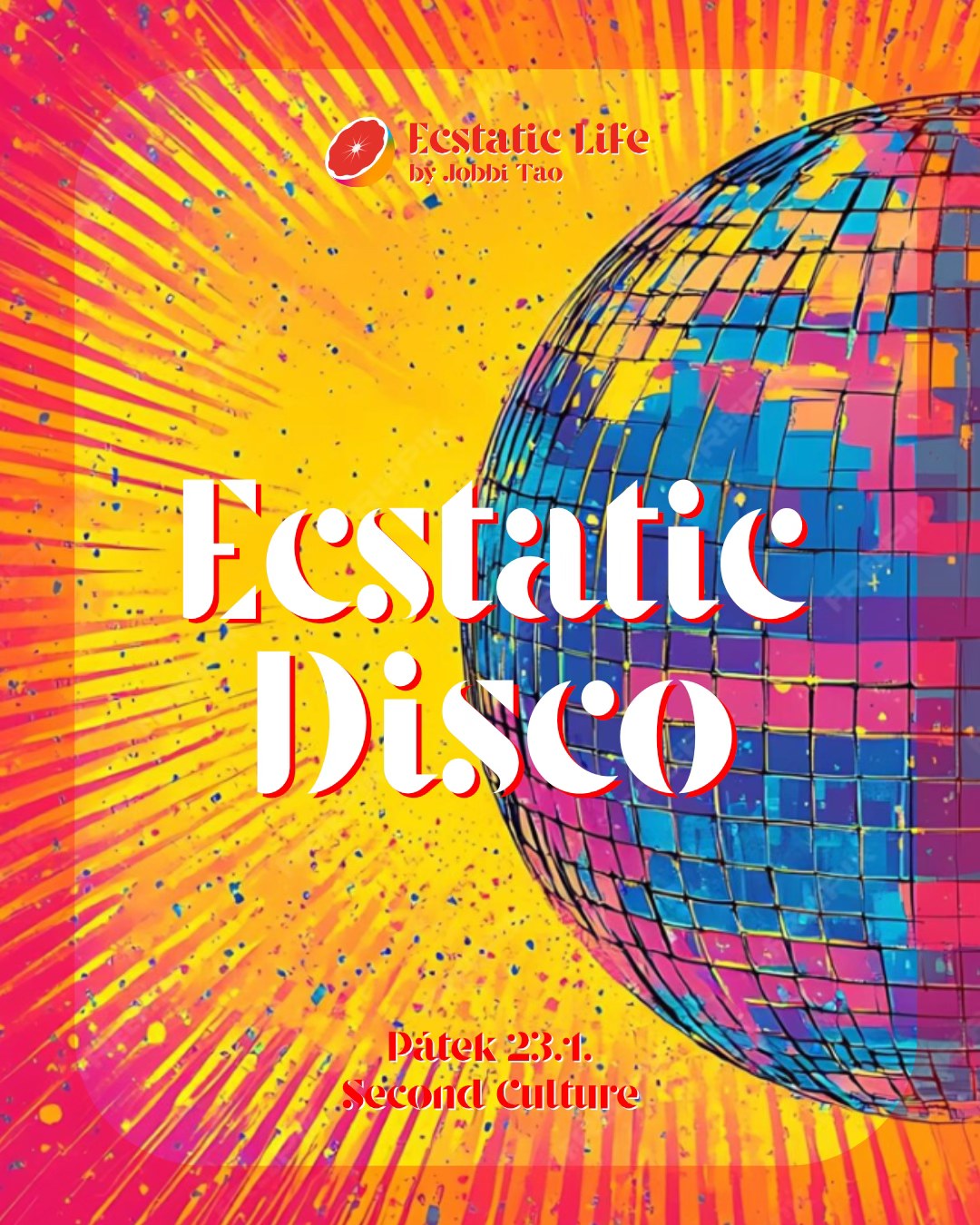 ECSTATIC DISCO JOBBI TAO Pátek 23.1.2026 Second Culture, Praha