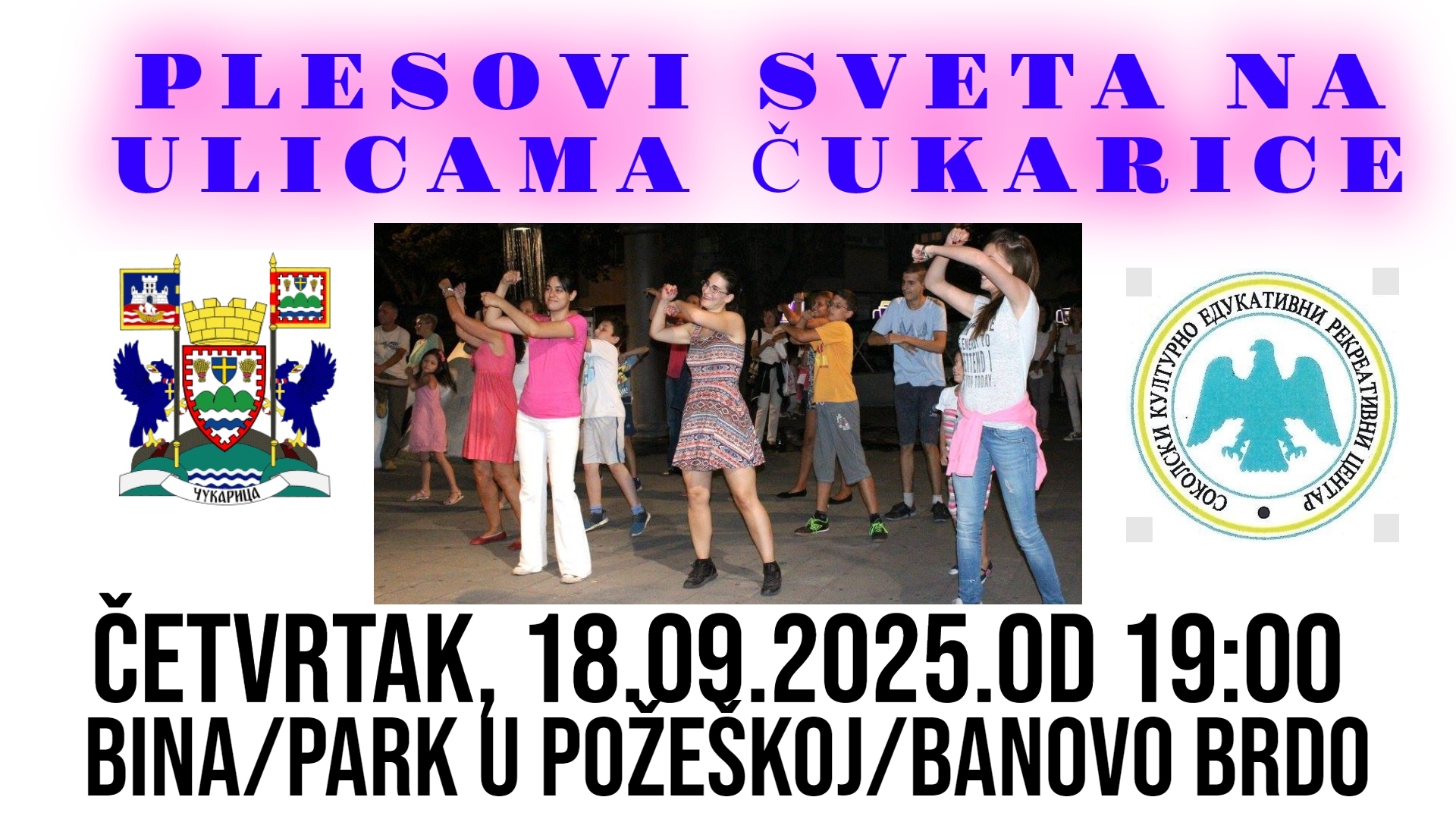 Plesovi sveta na ulicama Čukarice - besplatan ples na Banovom Brdu