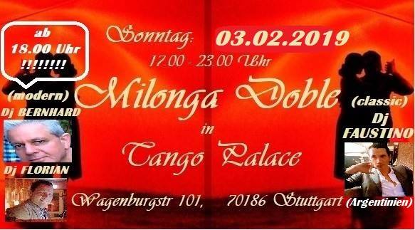Milonga DOBLE in Tango Palace