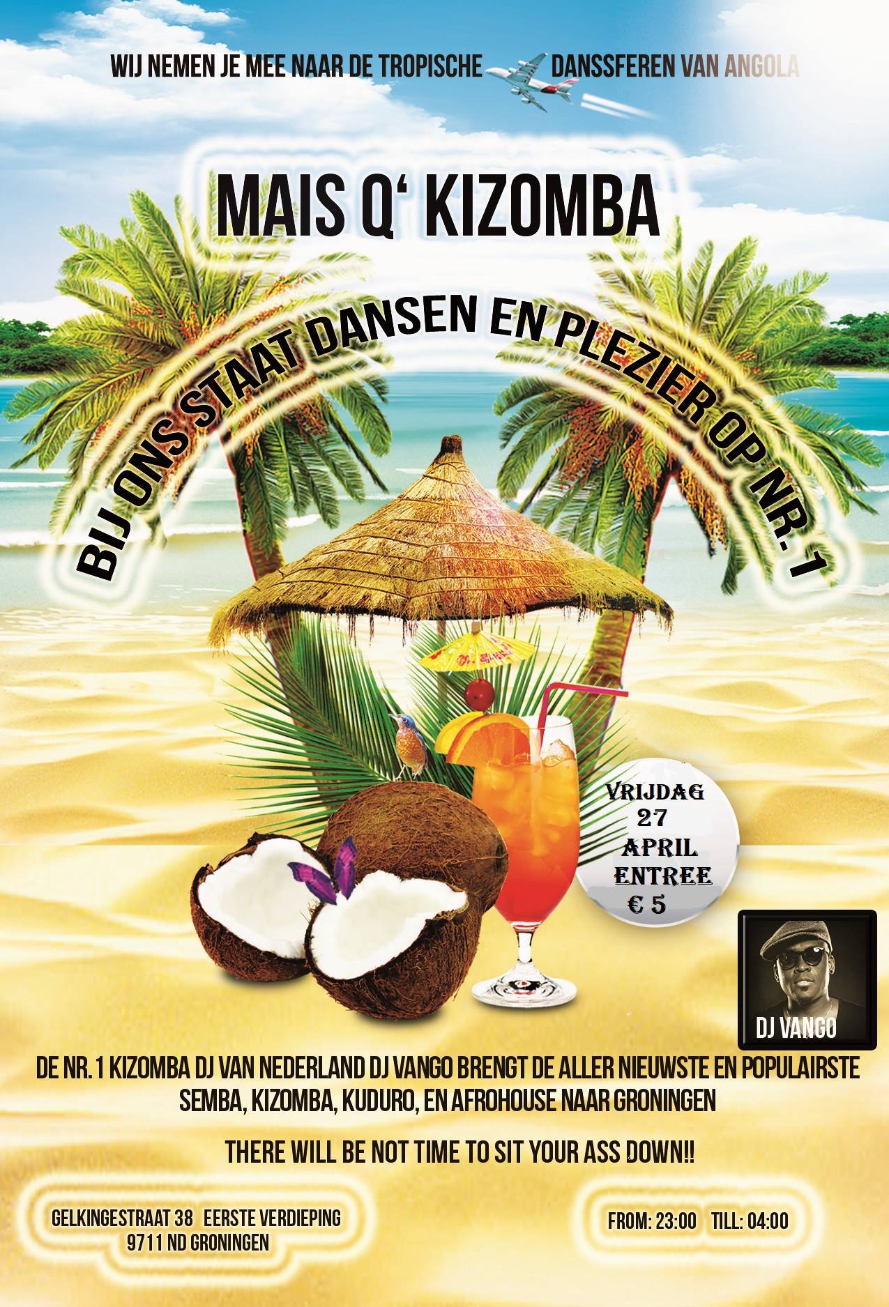 Kingsday Kizomba Party (Gratis Semba Workshop om 22:00)