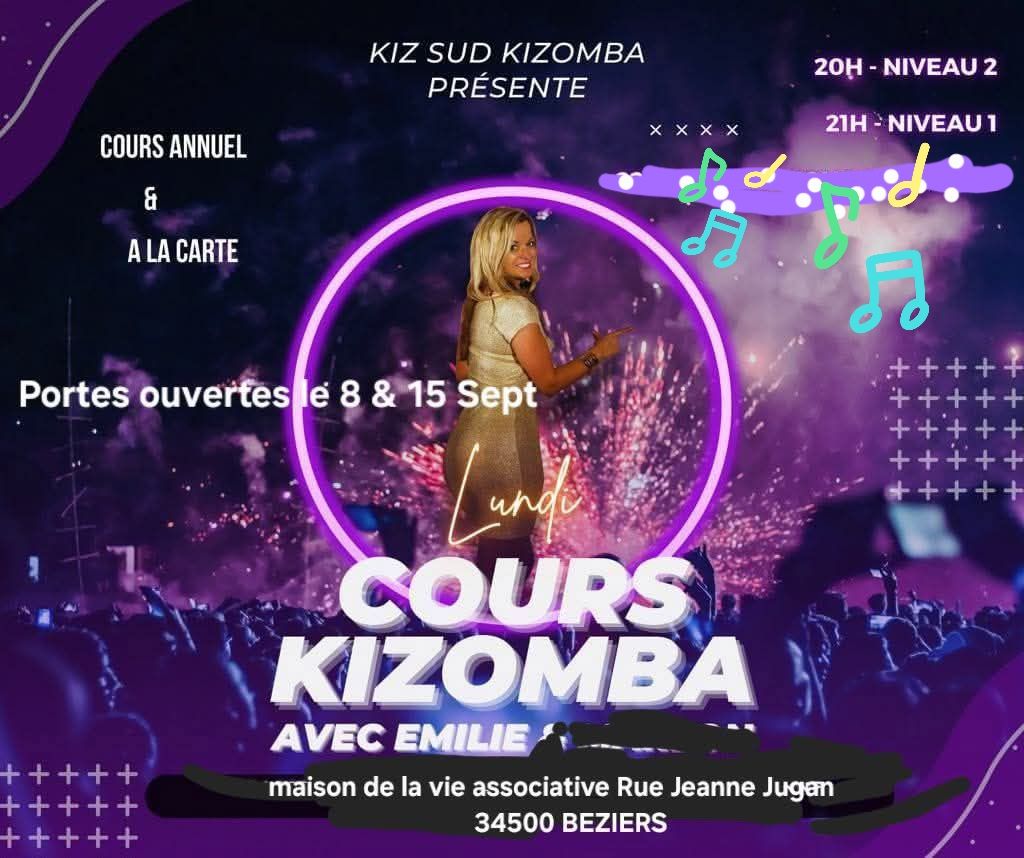 Rentrée kizomba sur Béziers