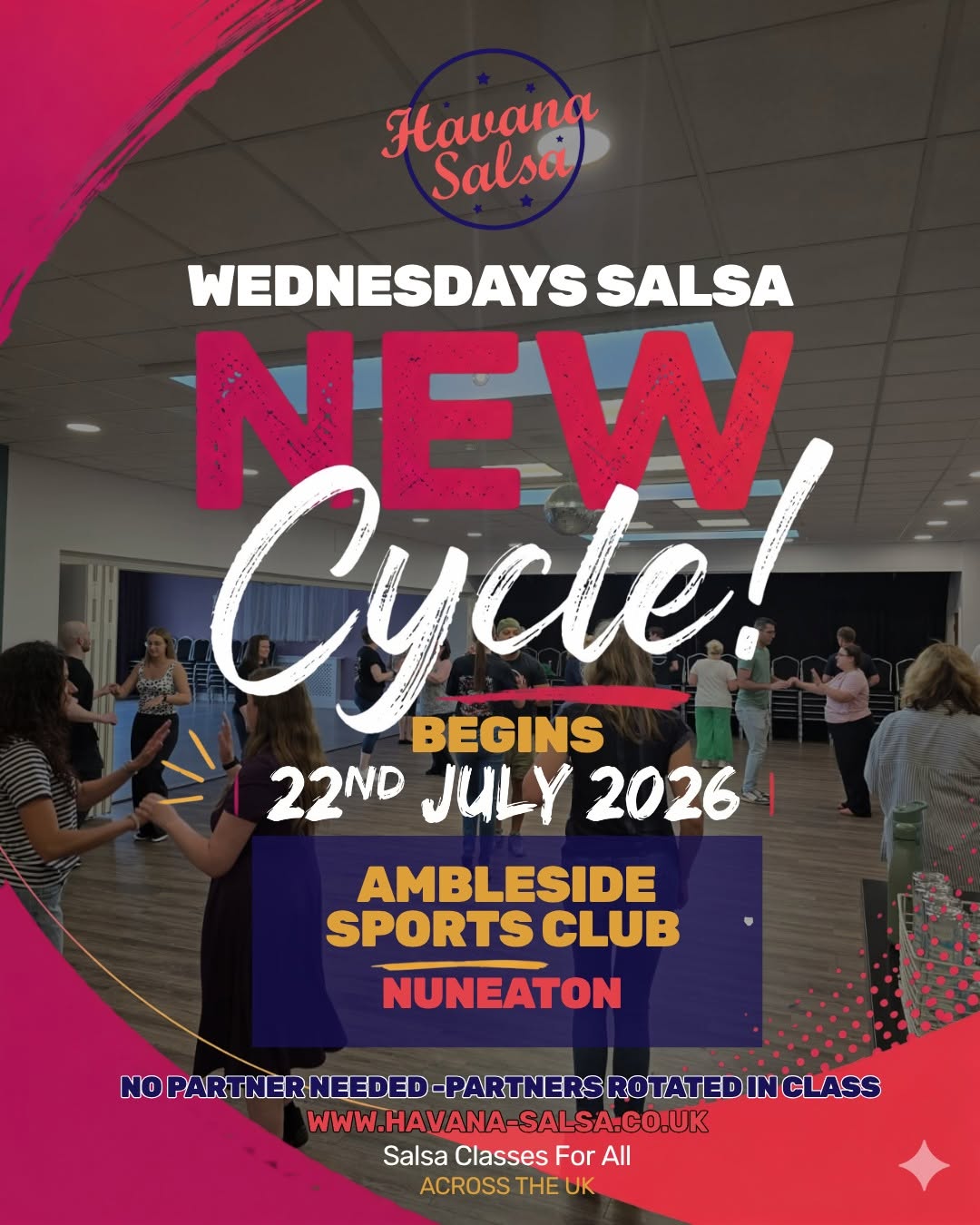 A brand-New SALSA CYCLE is officially launching and it’s tailor-made for absolute beginners!