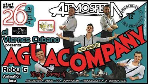 ★ El Viernes Cubano ★Agua Company In Spettacolo★