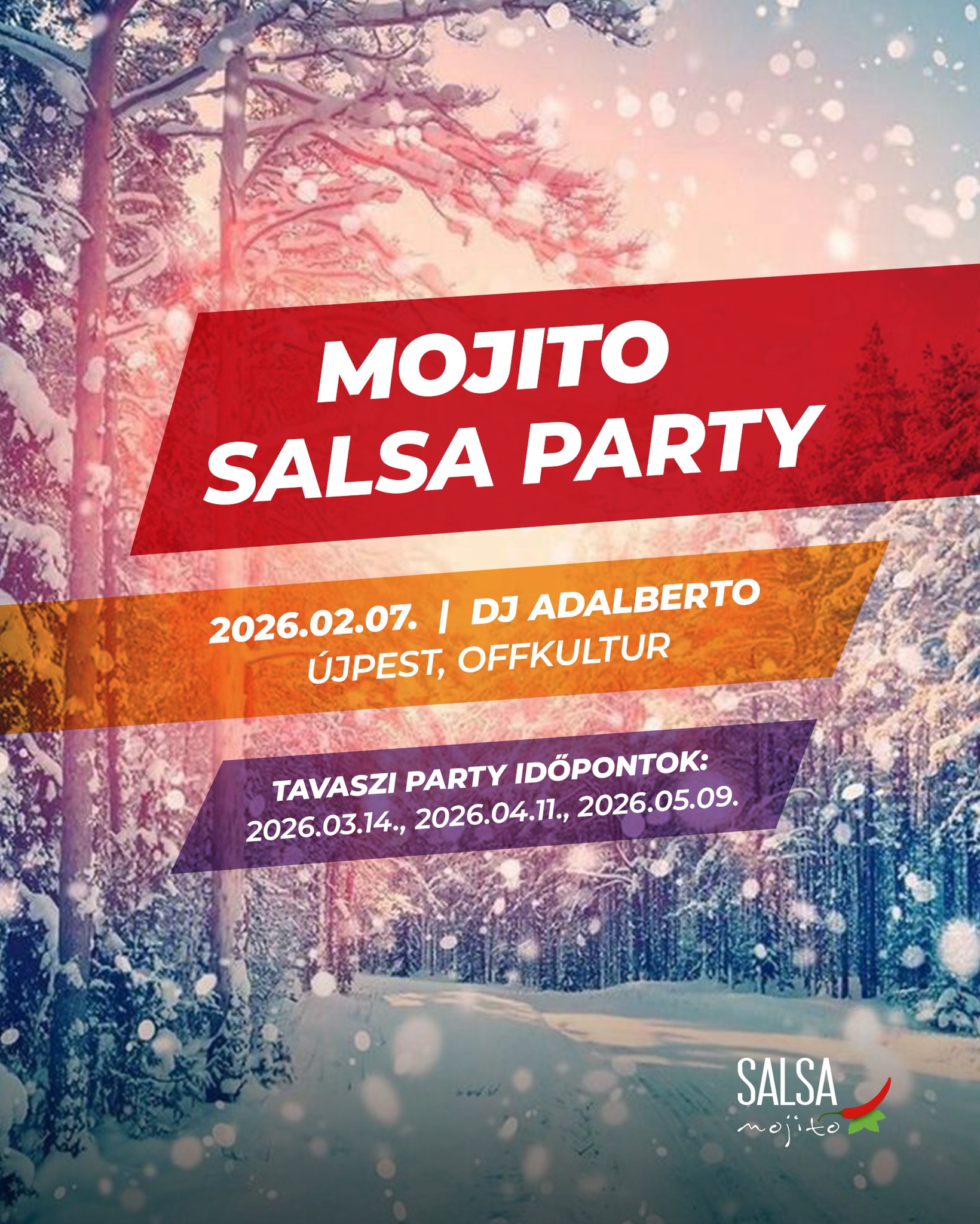 Mojito Salsa Party február