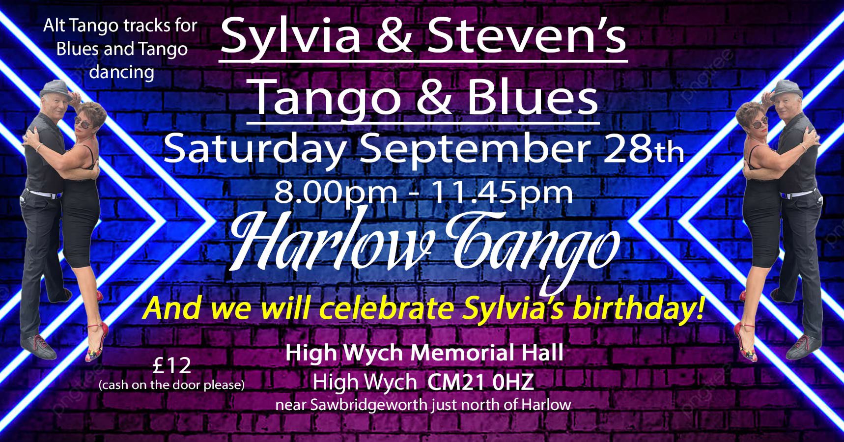 Sylvia & Steven's Saturday Tango and Blues