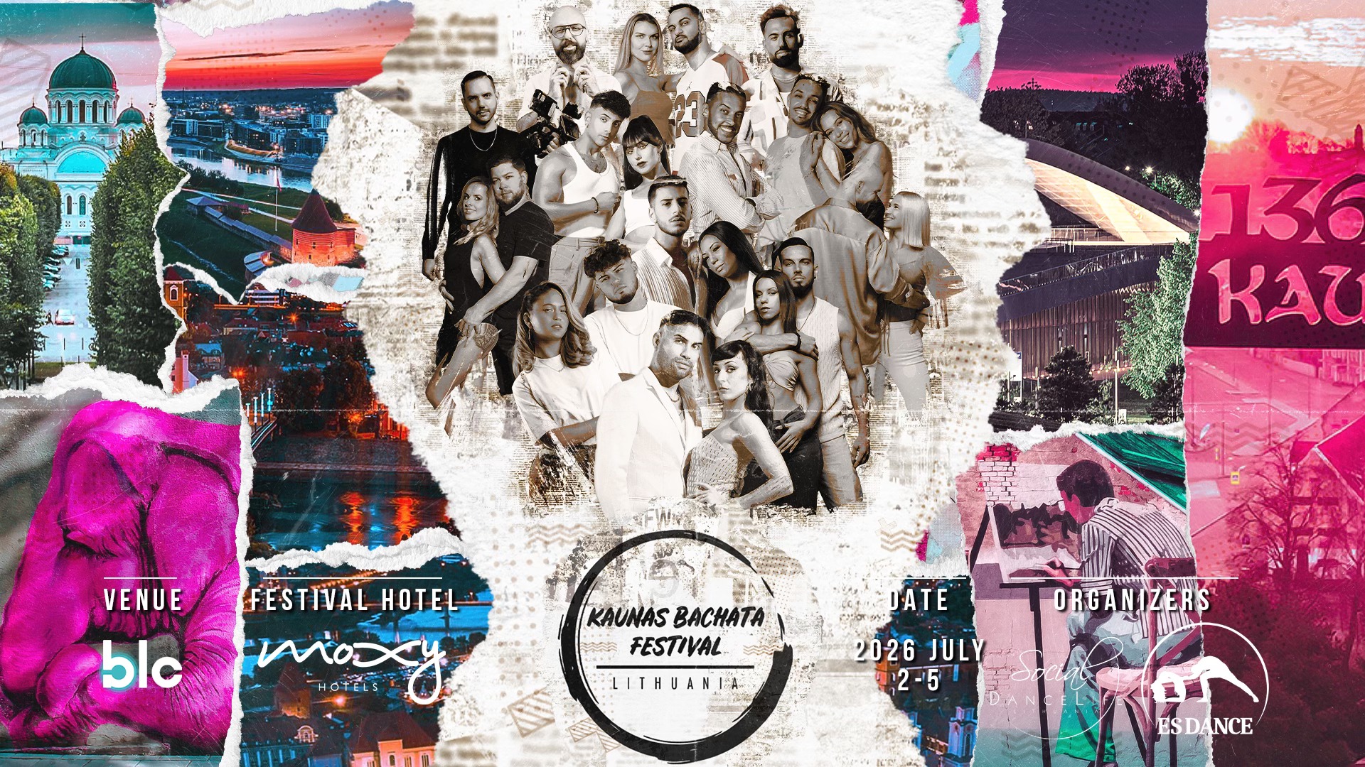 Kaunas Bachata Festival 2026 ✦ 2 3 4 5 July 2026 ✦