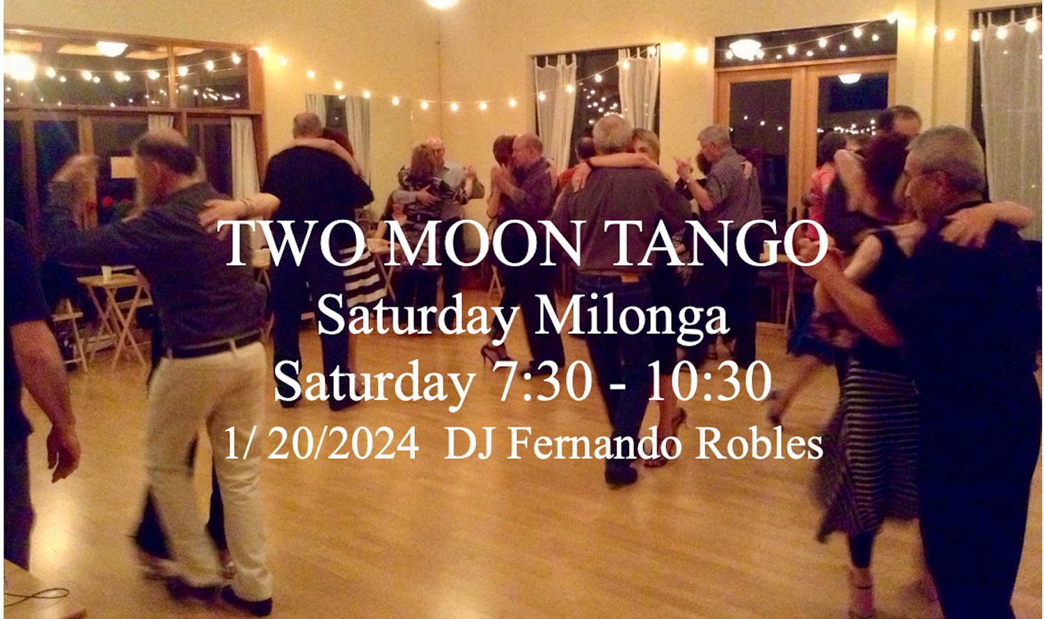 Saturday Milonga at Two Moon Tango