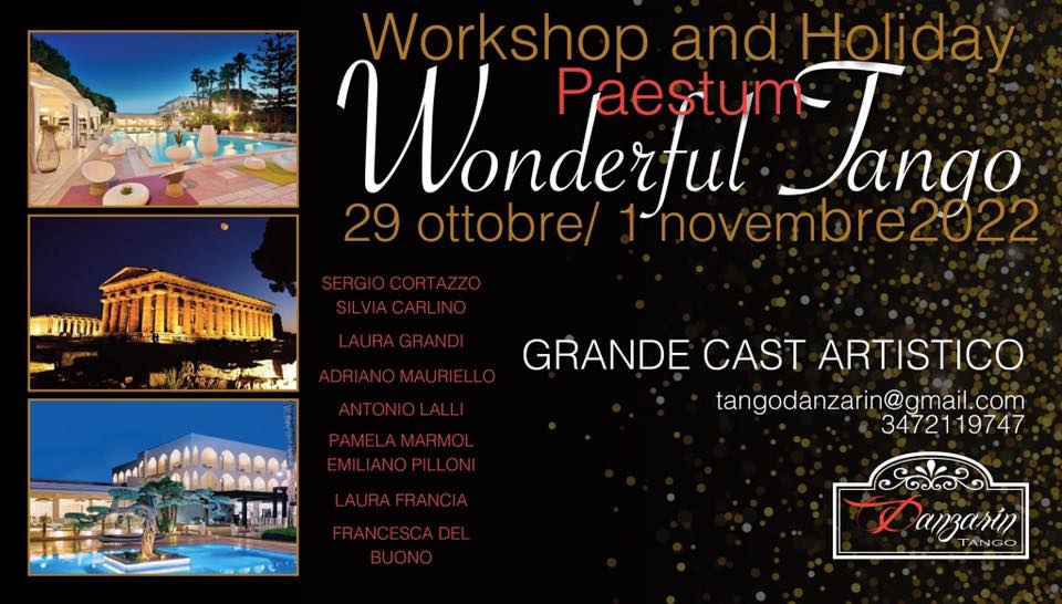 WONDERFUL TANGO 29-31 OTTOBRE 2022 Grande cast, Location unica