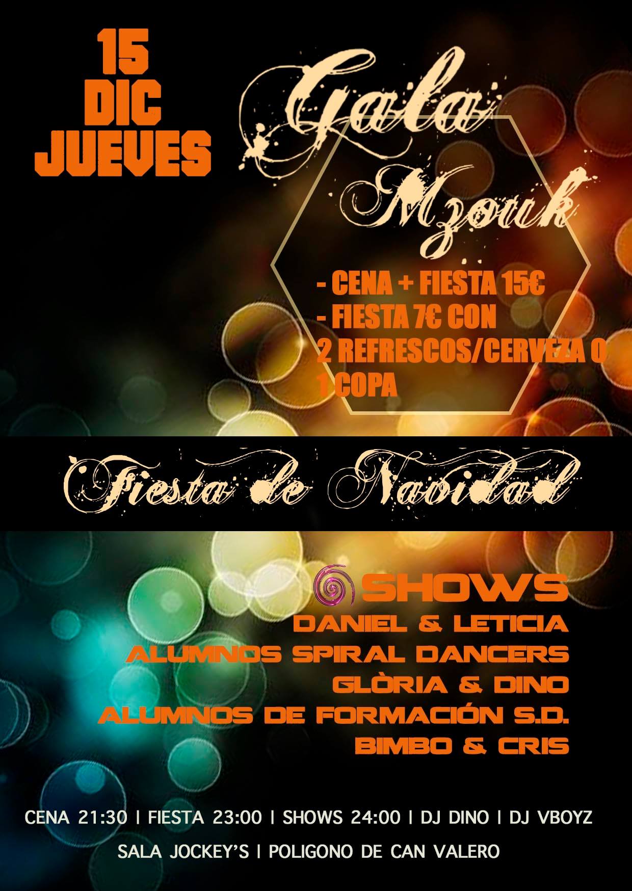 Mzouk Cena + Fiesta De Navidad