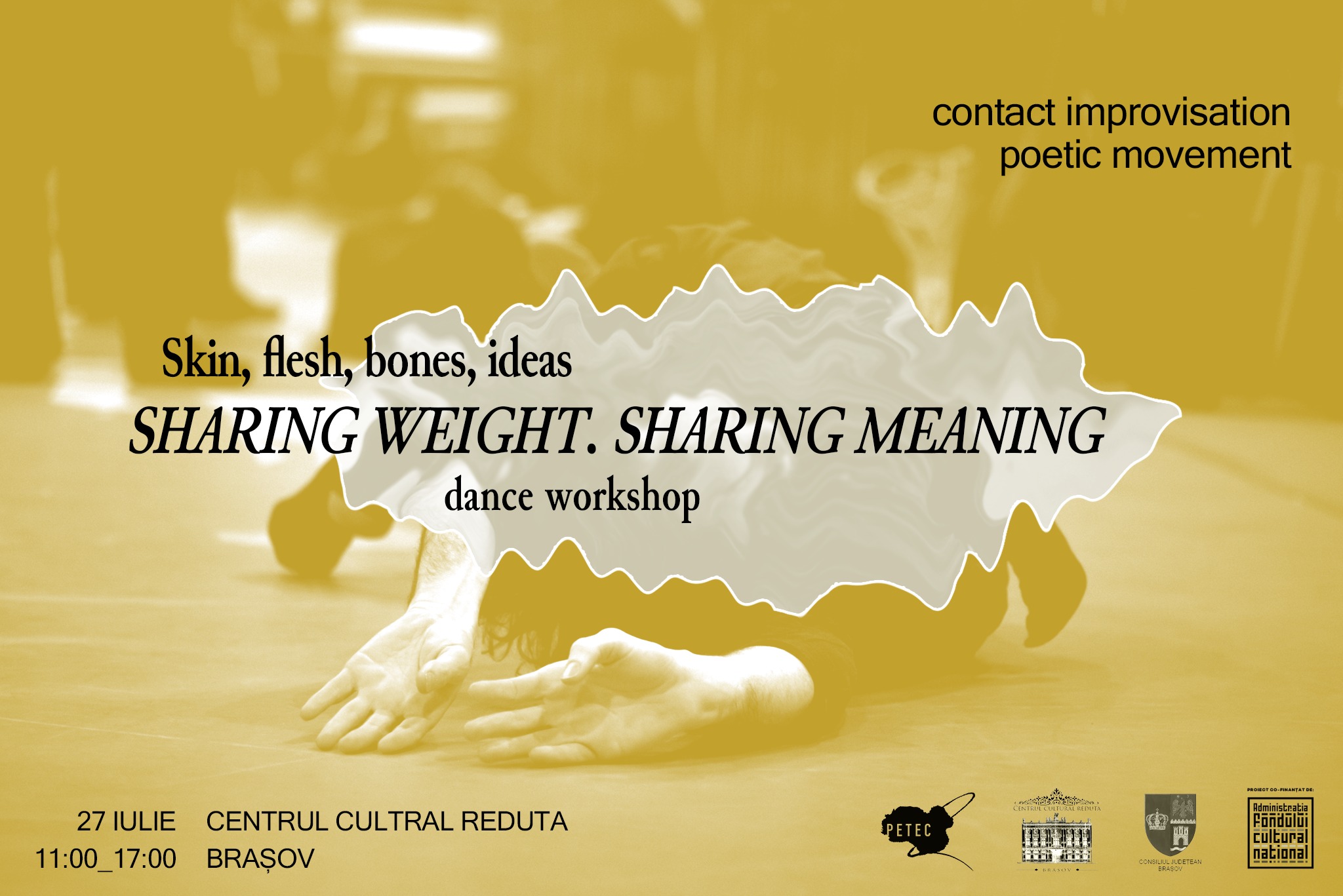 Sharing weight, sharing meaning atelier de dans cu Virginia Negru și Oana Kansoun