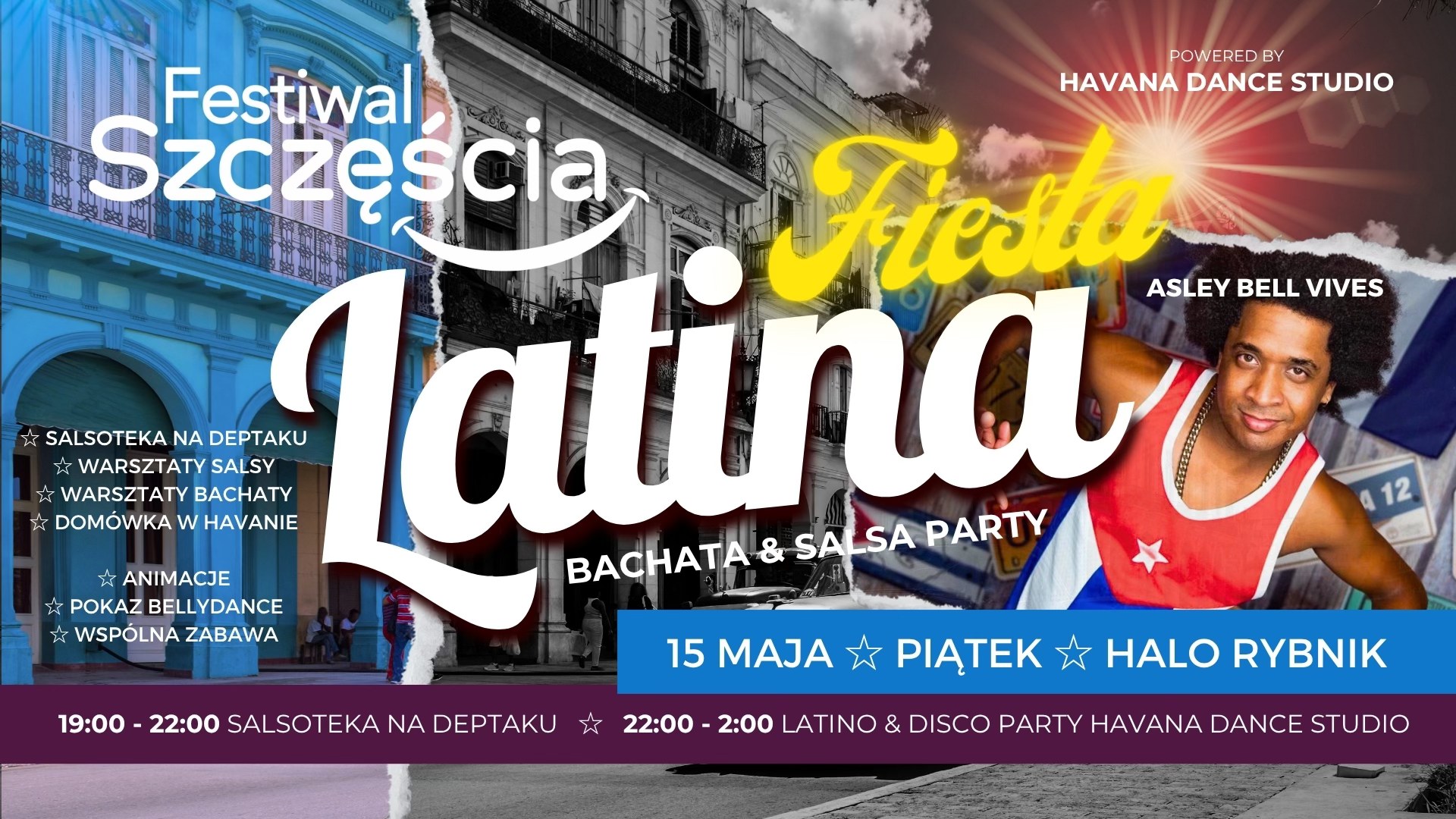 FIESTA LATINA w ramach Festiwalu Szczęścia 2026 RYBNIK