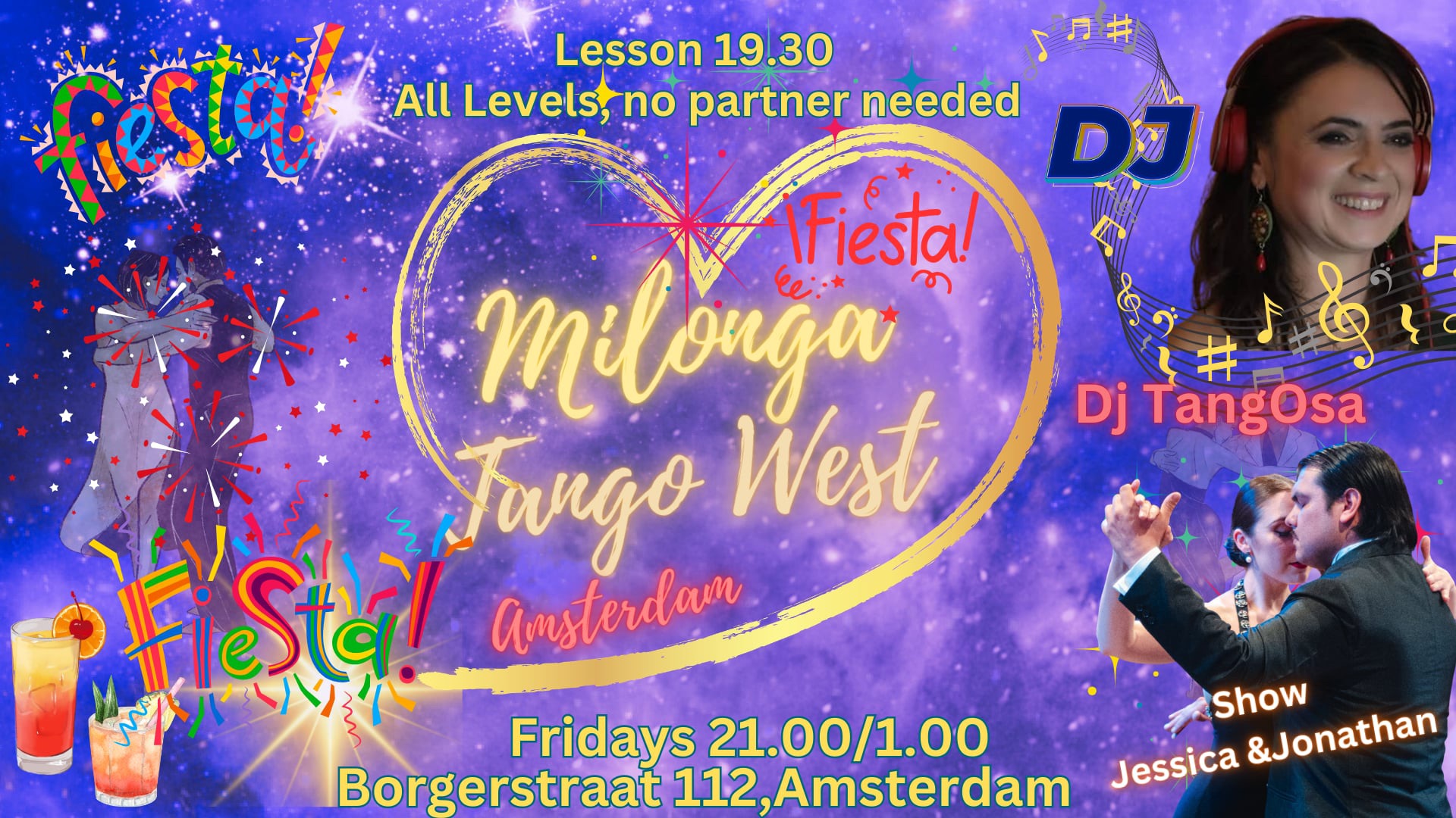 🥳 Milonga “Tango West La Fiesta”🥳